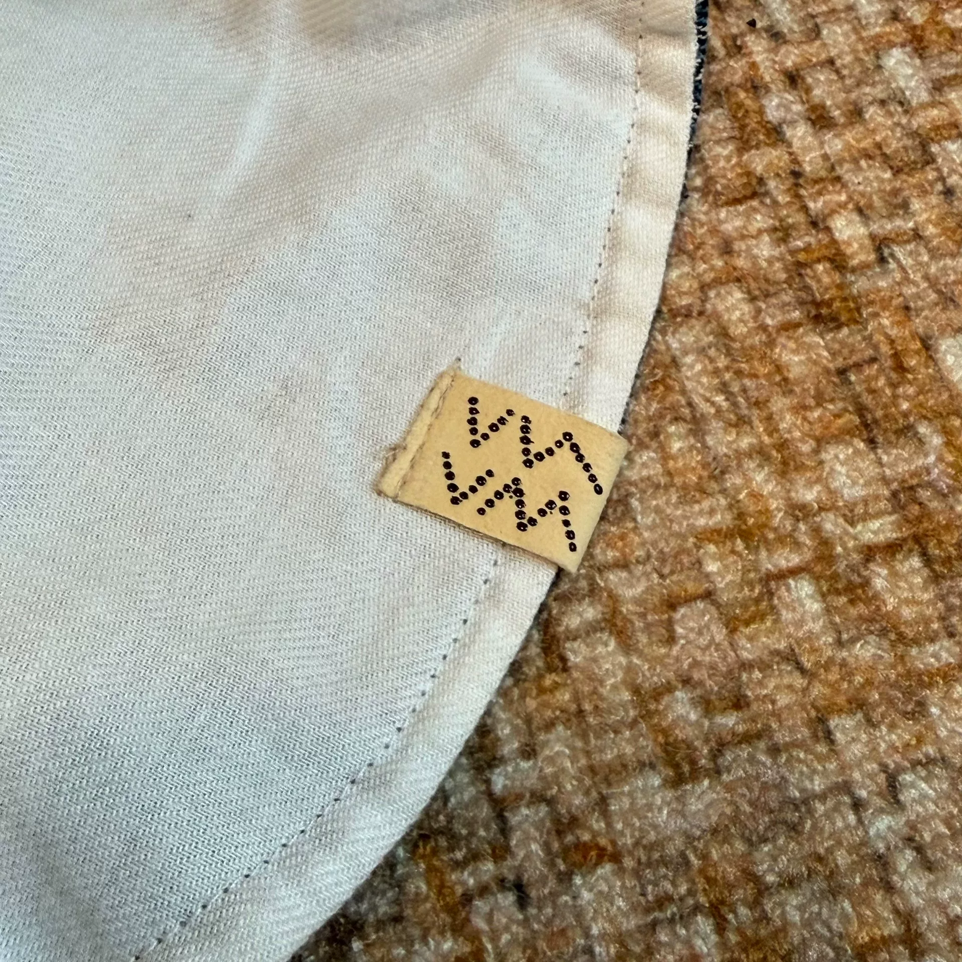 VISVIM TULIPA HAT (H.W.) BUYI — label