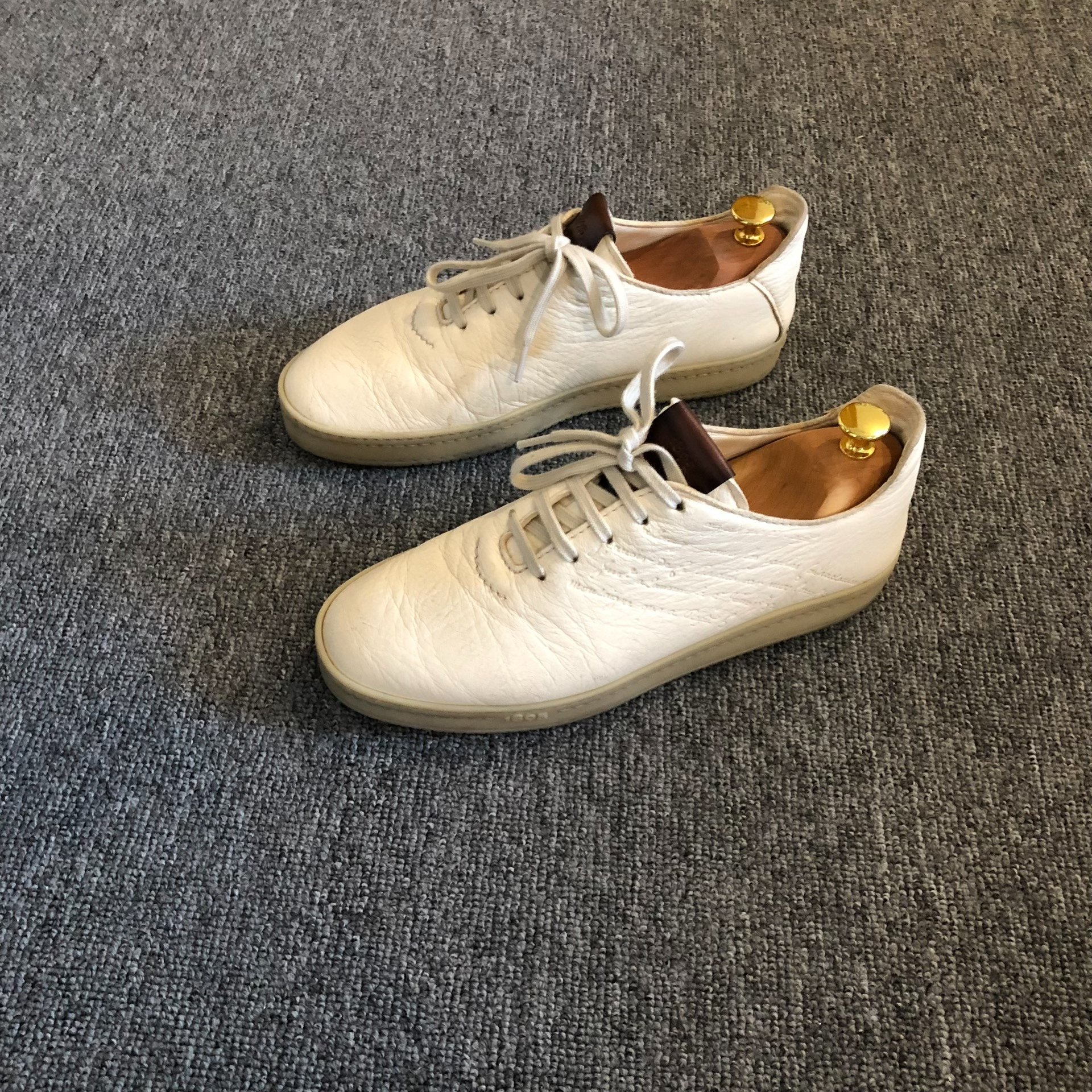 Berluti White Casual Lace-up Shoes