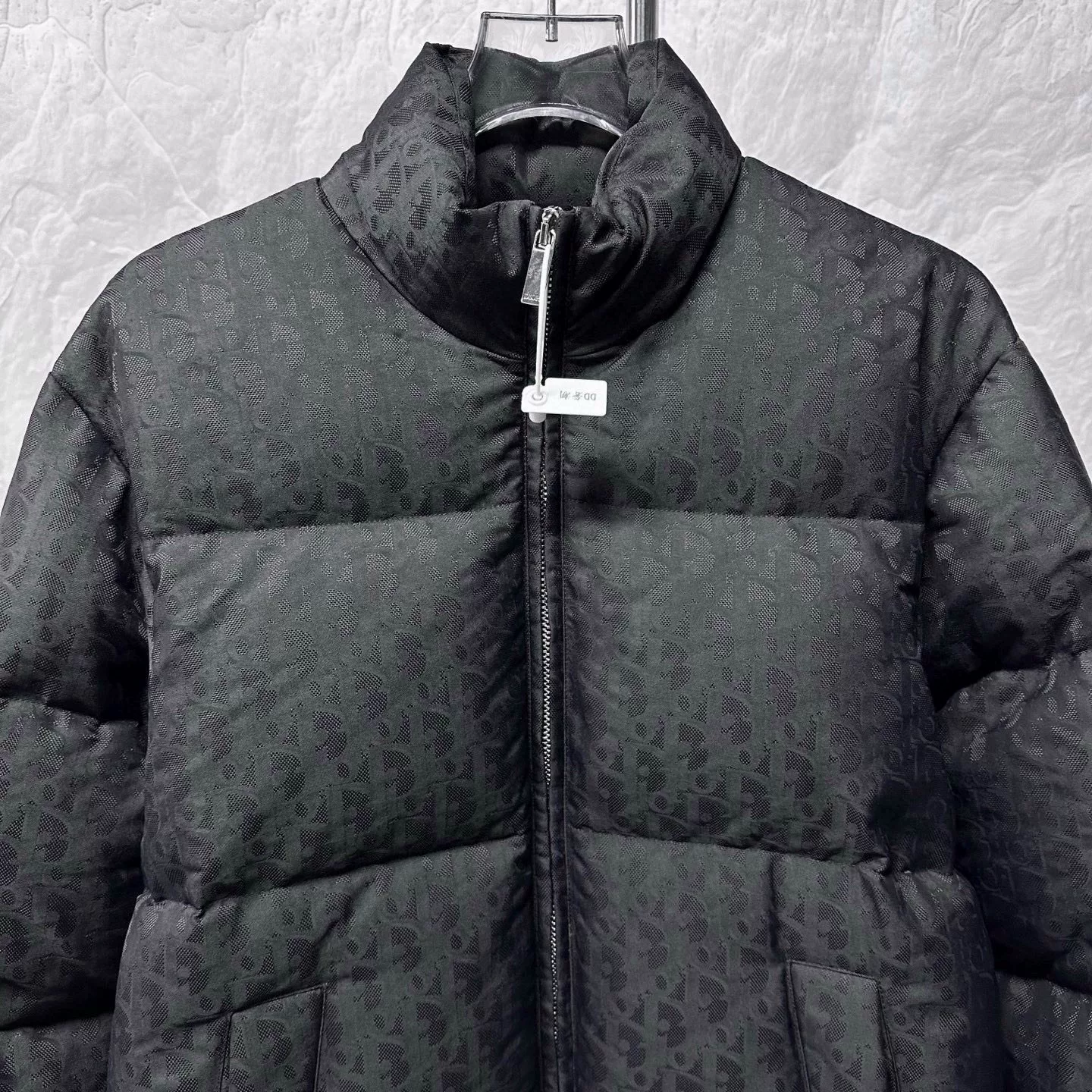 Dior Oblique Pattern Down Jacket — front