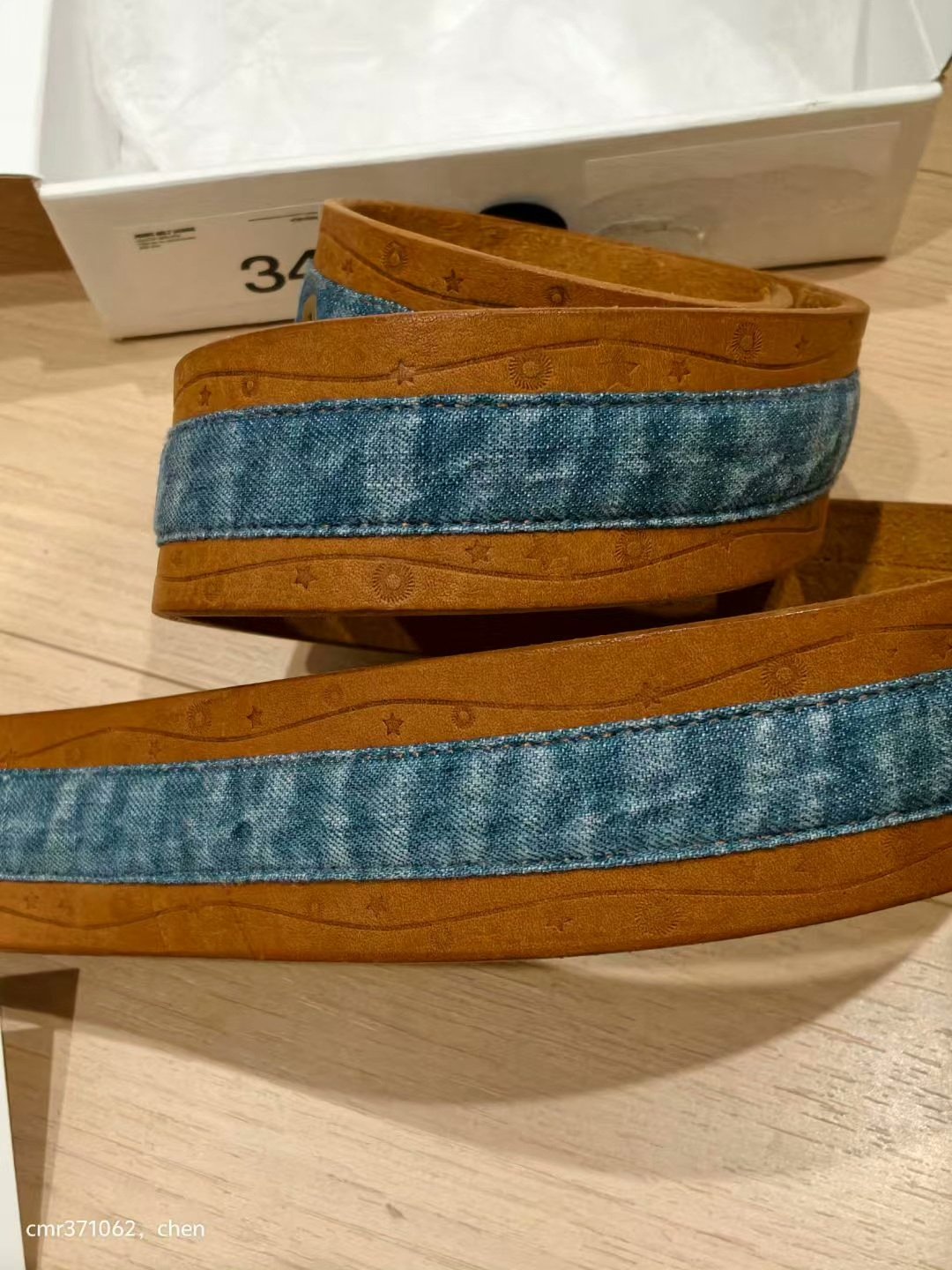 visvim 13AW Nimes Belt 40mm — detail