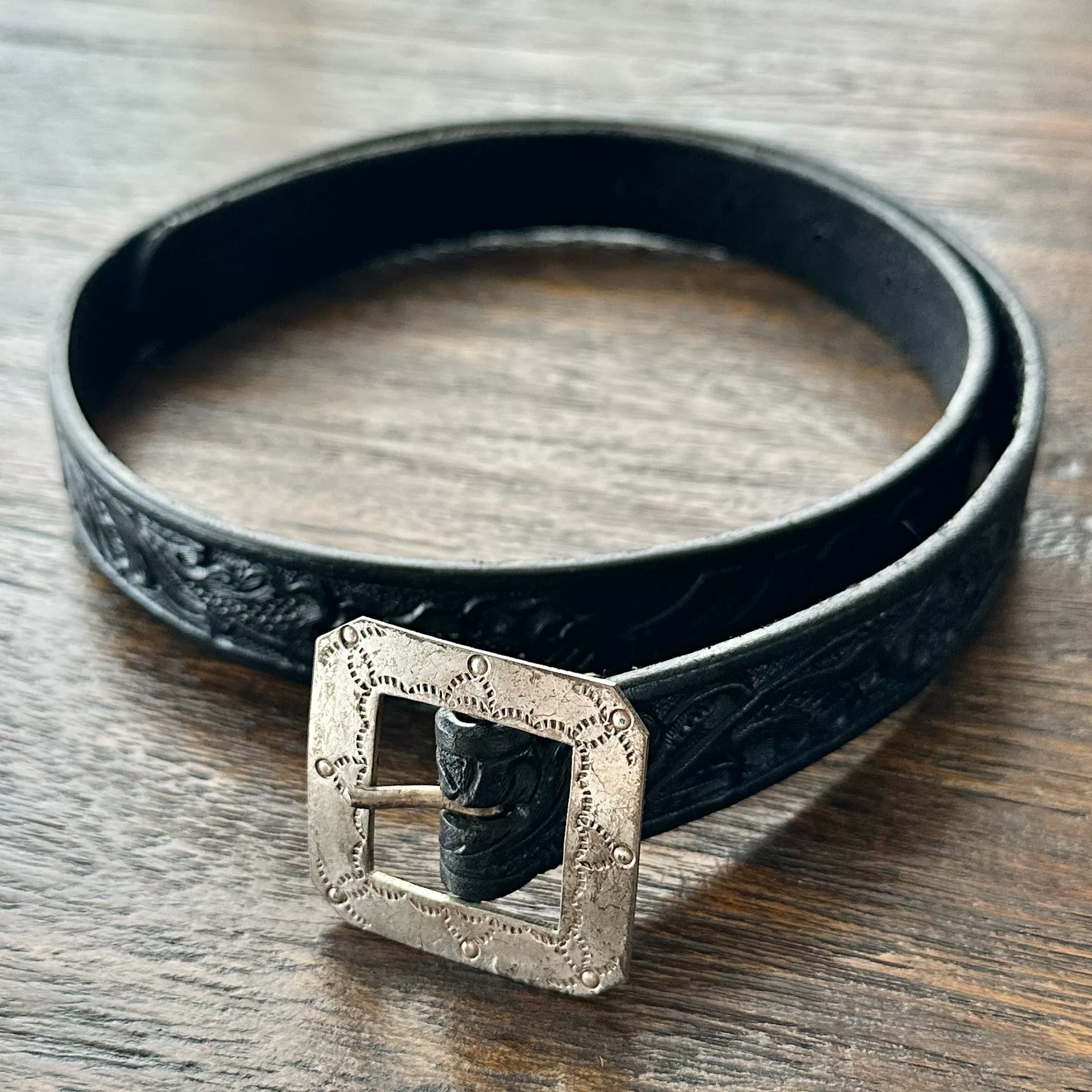 Vintage Ralph Lauren RRL Engraved Belt