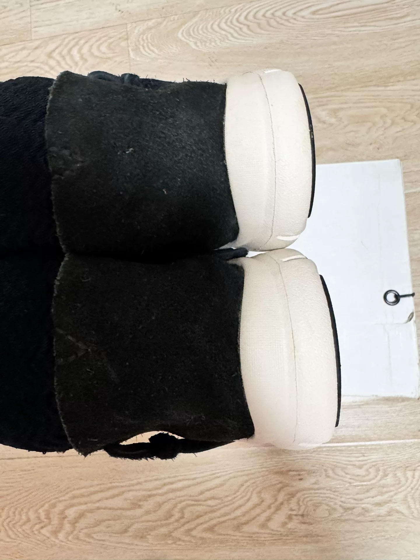 visvim 20SS Moc Folk High-Top Suede Boots — label