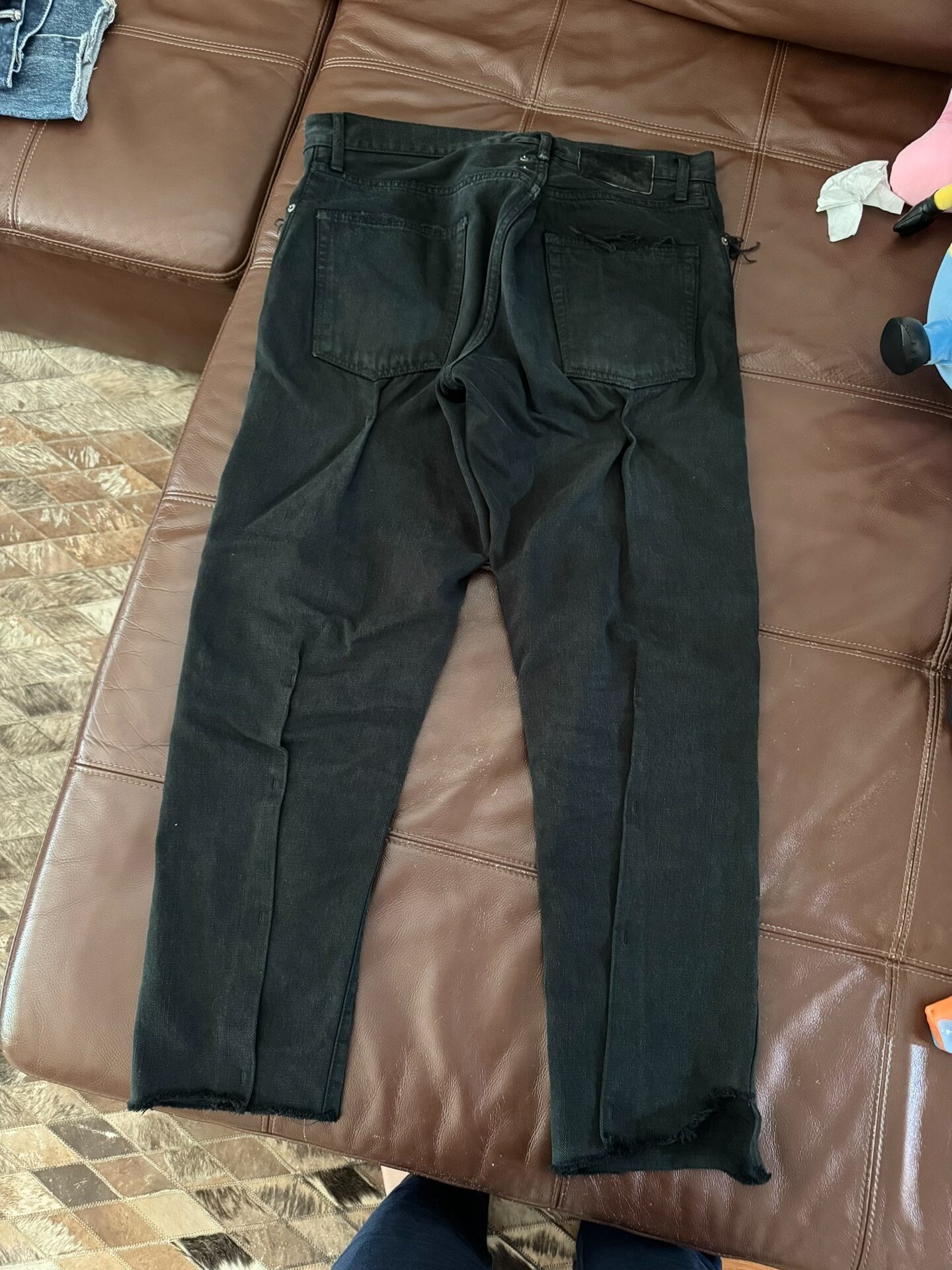 VISVIM SPOT JOURNEYMAN PANTS — front