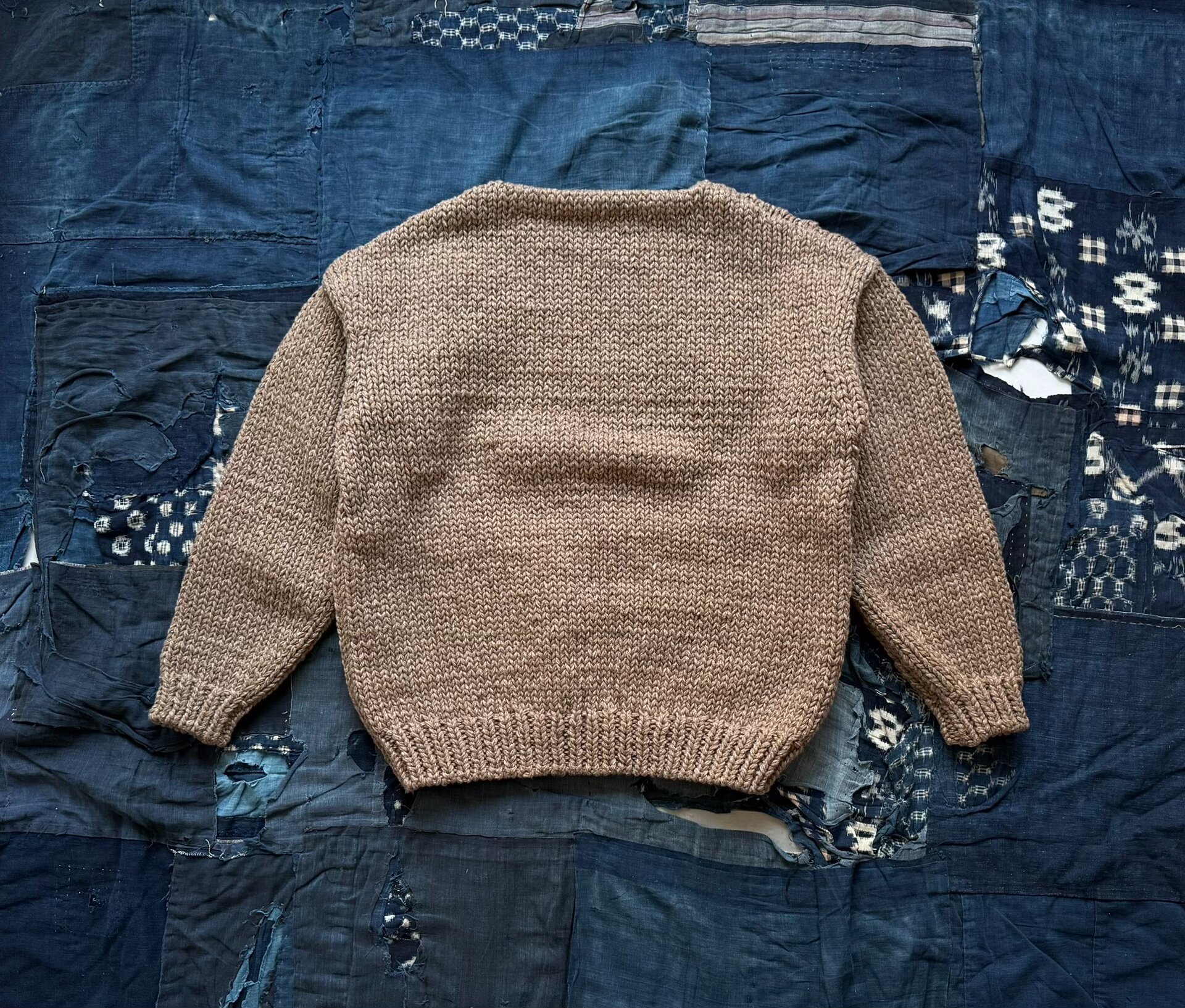 VISVIM 25AW AMPLUS BOATNECK HAND KNIT — front