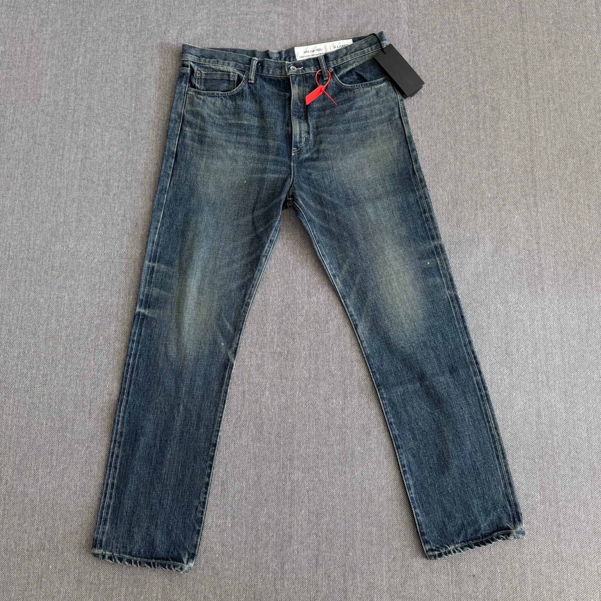 Neighborhood 22AW Washed Jeans — front