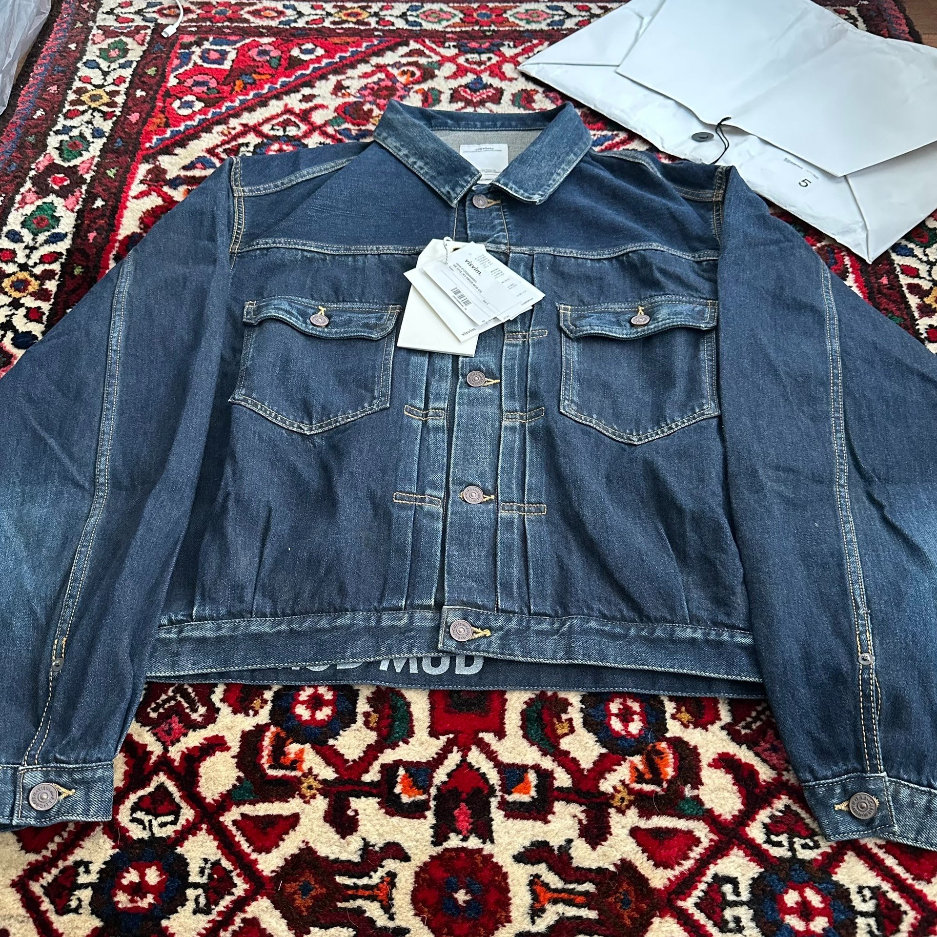 visvim 25AW 101X MUD Denim Jacket — front