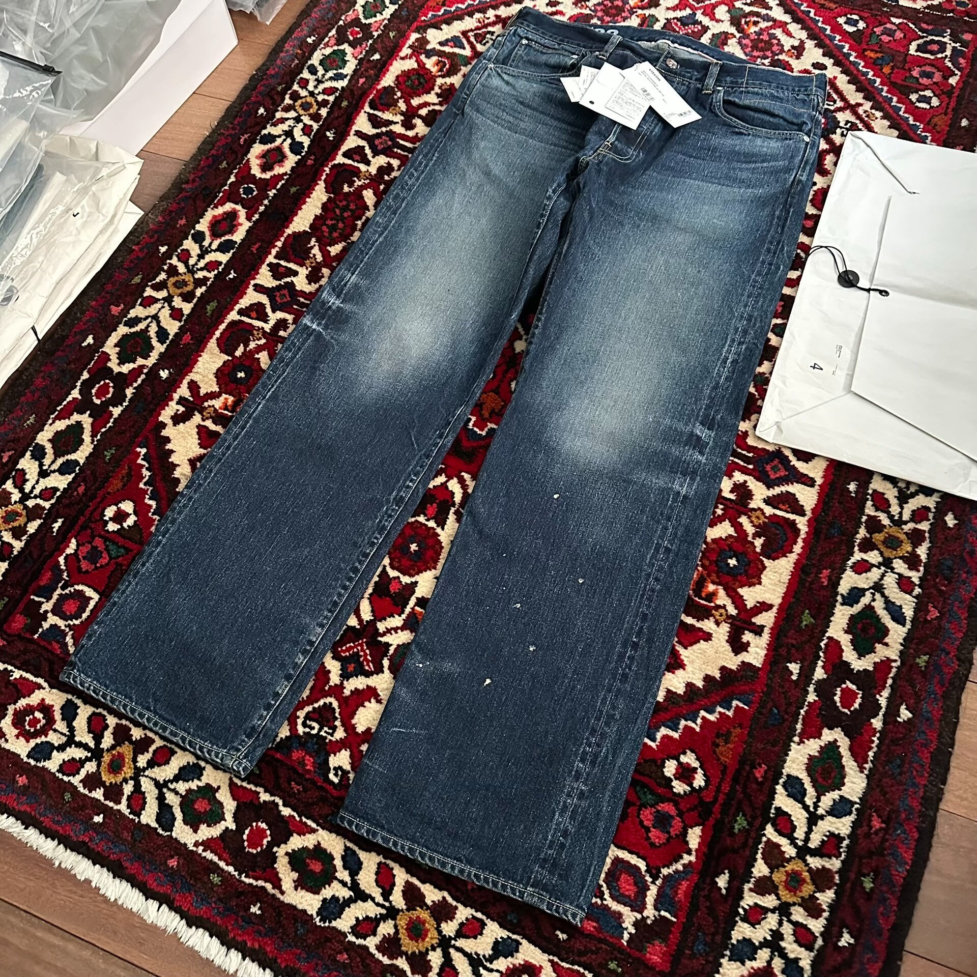 Visvim 23AW 00 Dry22 Washed Jeans — back
