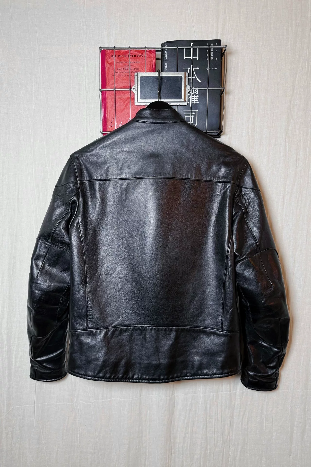 Yohji Yamamoto 21ss S'YTE Leather Jacket — back