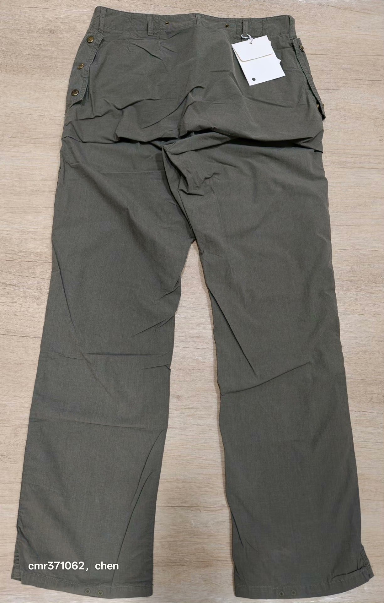 VISVIM 13SS McQUEEN CIVILIAN PANTS — label