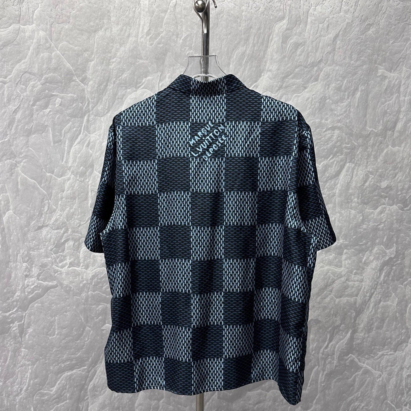 Louis Vuitton Checkerboard Short Sleeve Shirt — back