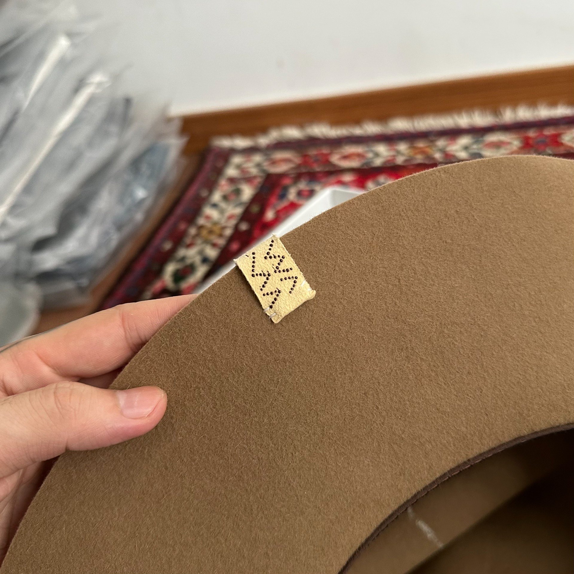 visvim 25ss VIN COWBOY HAT — label