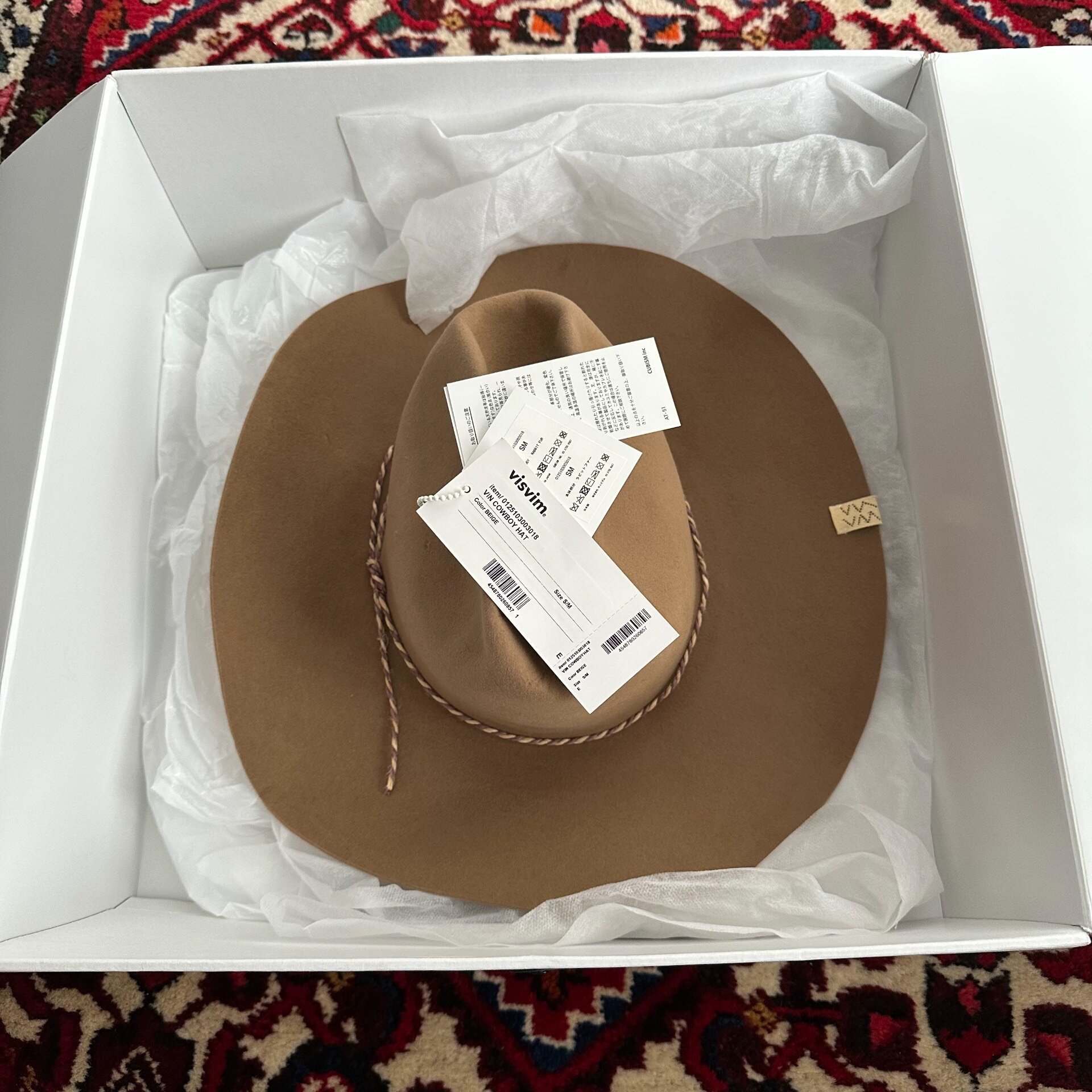 visvim 25ss VIN COWBOY HAT