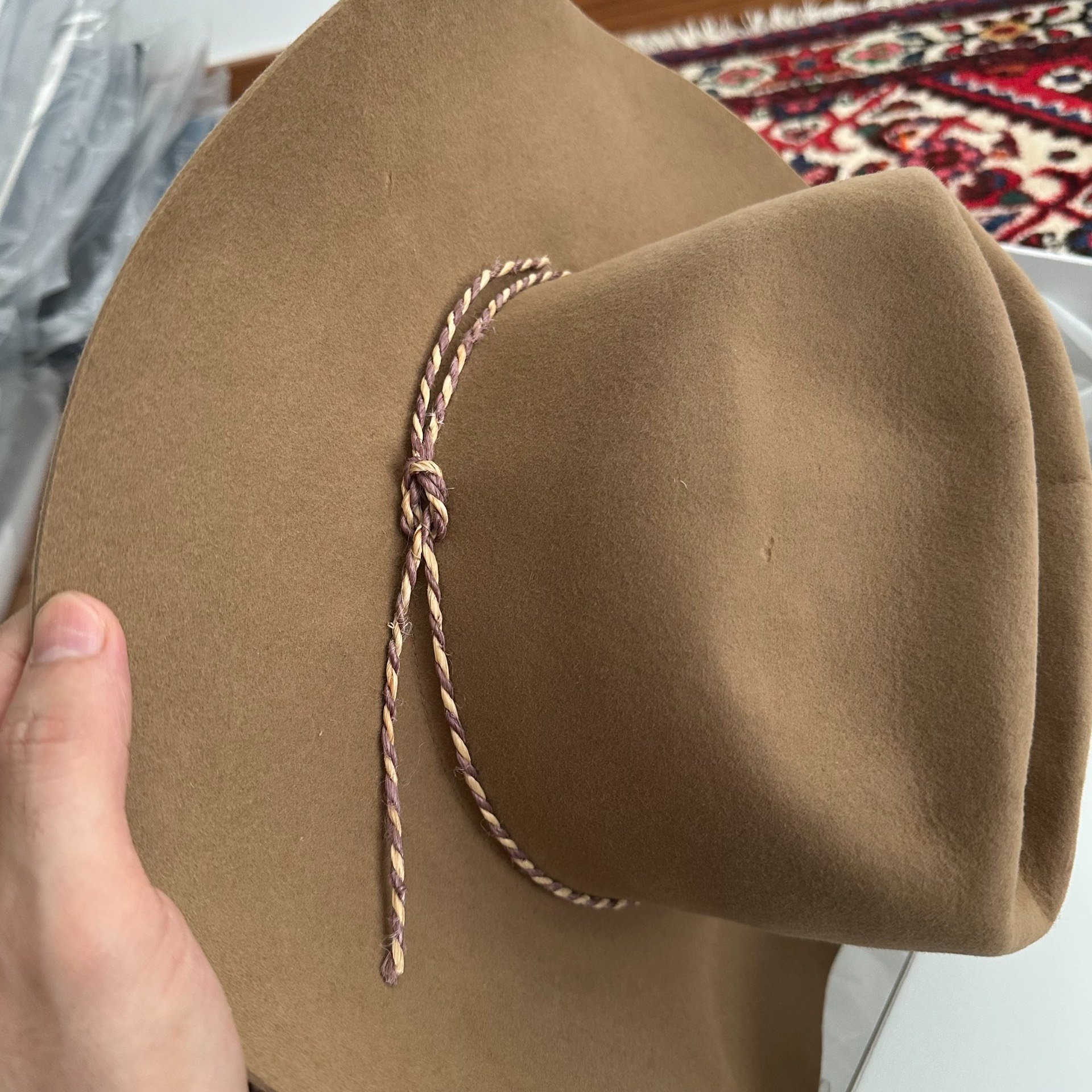 visvim 25ss VIN COWBOY HAT — front