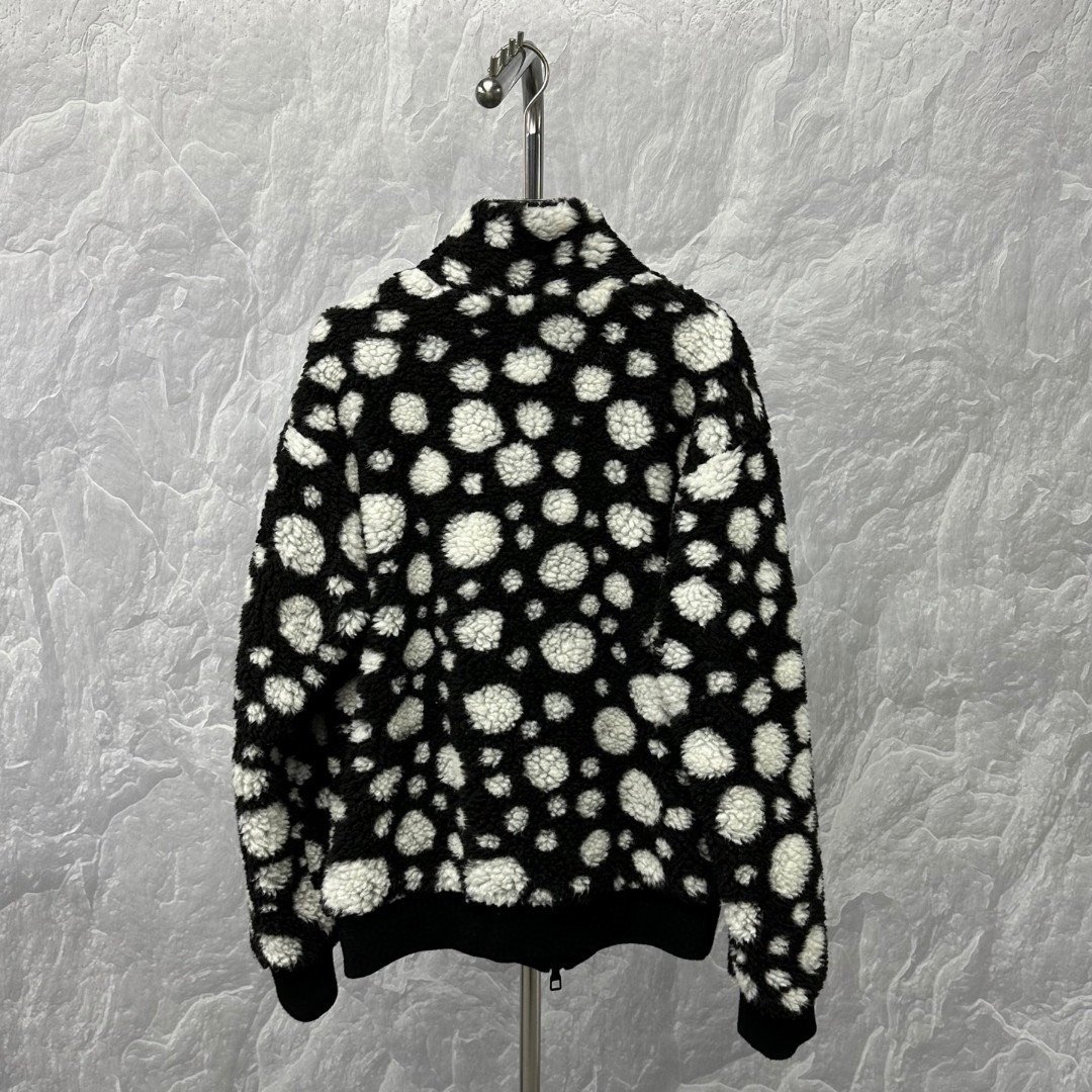 Louis Vuitton Yayoi Kusama Polka Dot Teddy Jacket — back