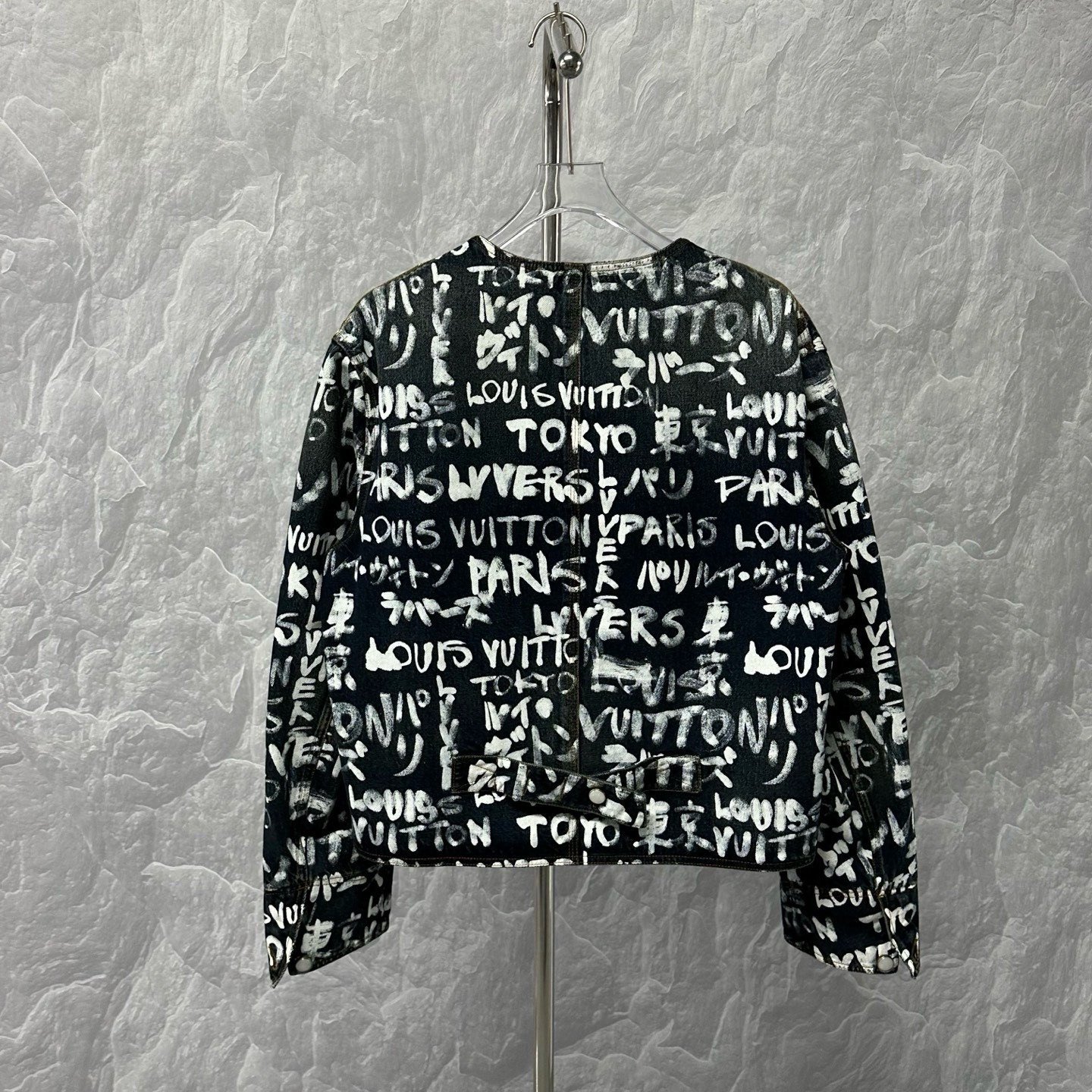 Louis Vuitton Nigo FW25 Graffiti Denim Jacket — back