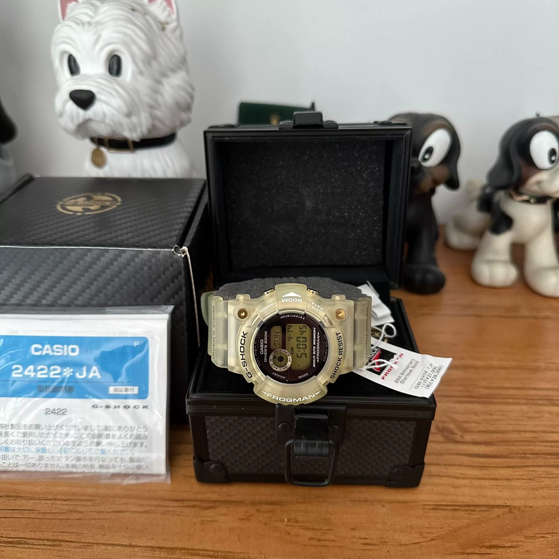 Casio GW-225A 25th Anniversary Transparent Frogman