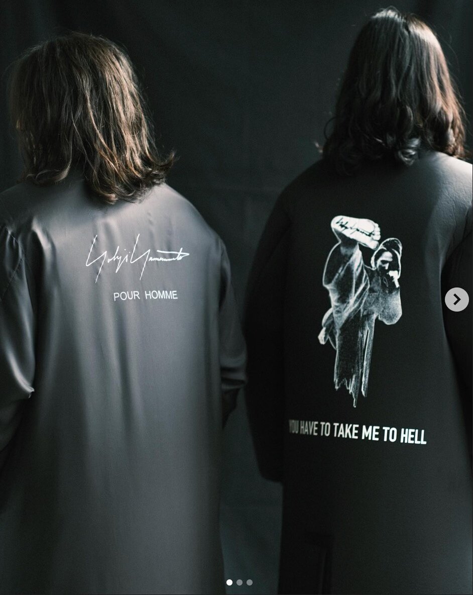 Yohji Yamamoto 21AW Oversize Space Cotton Coat — front