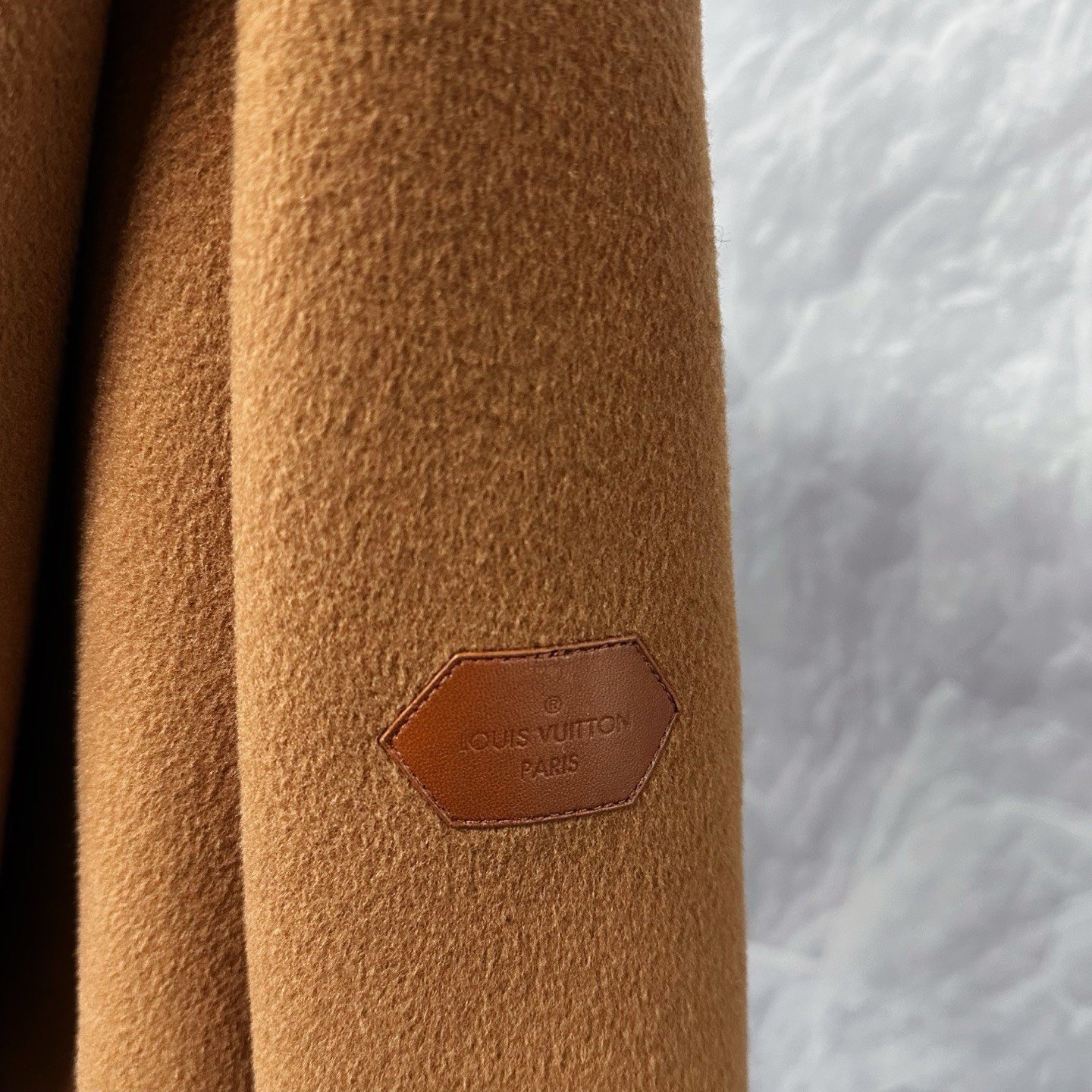 Louis Vuitton Cashmere Wrap Hooded Coat — back