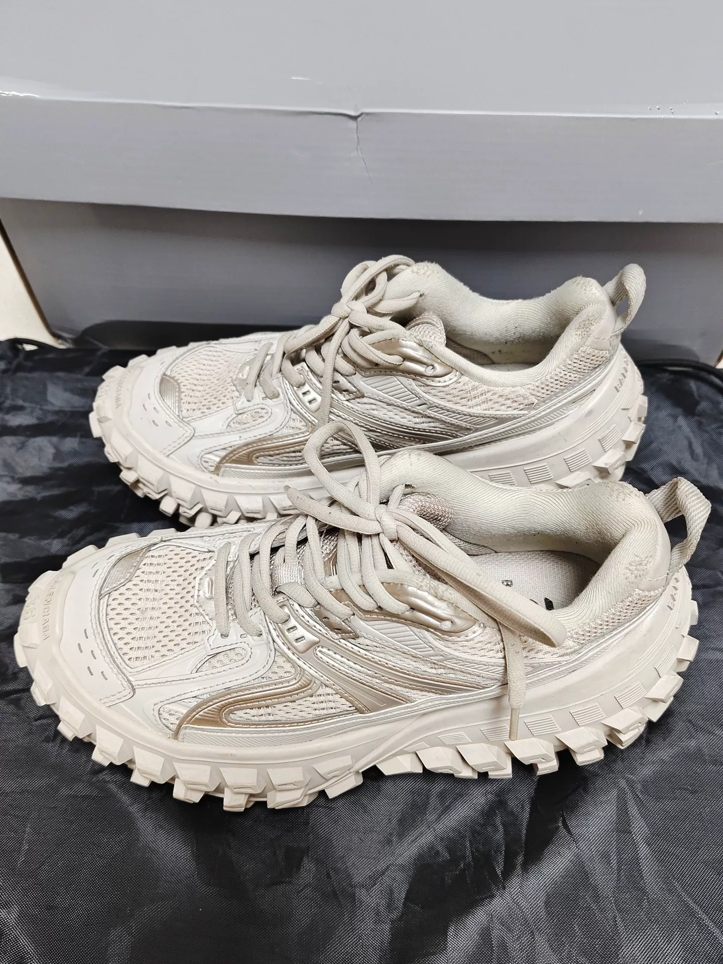 Balenciaga Defender Light Brown Sneakers
