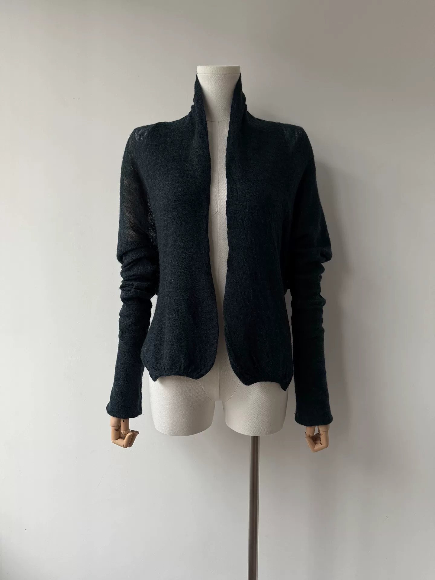 Yohji Yamamoto Noir 10SS Wool Cardigan