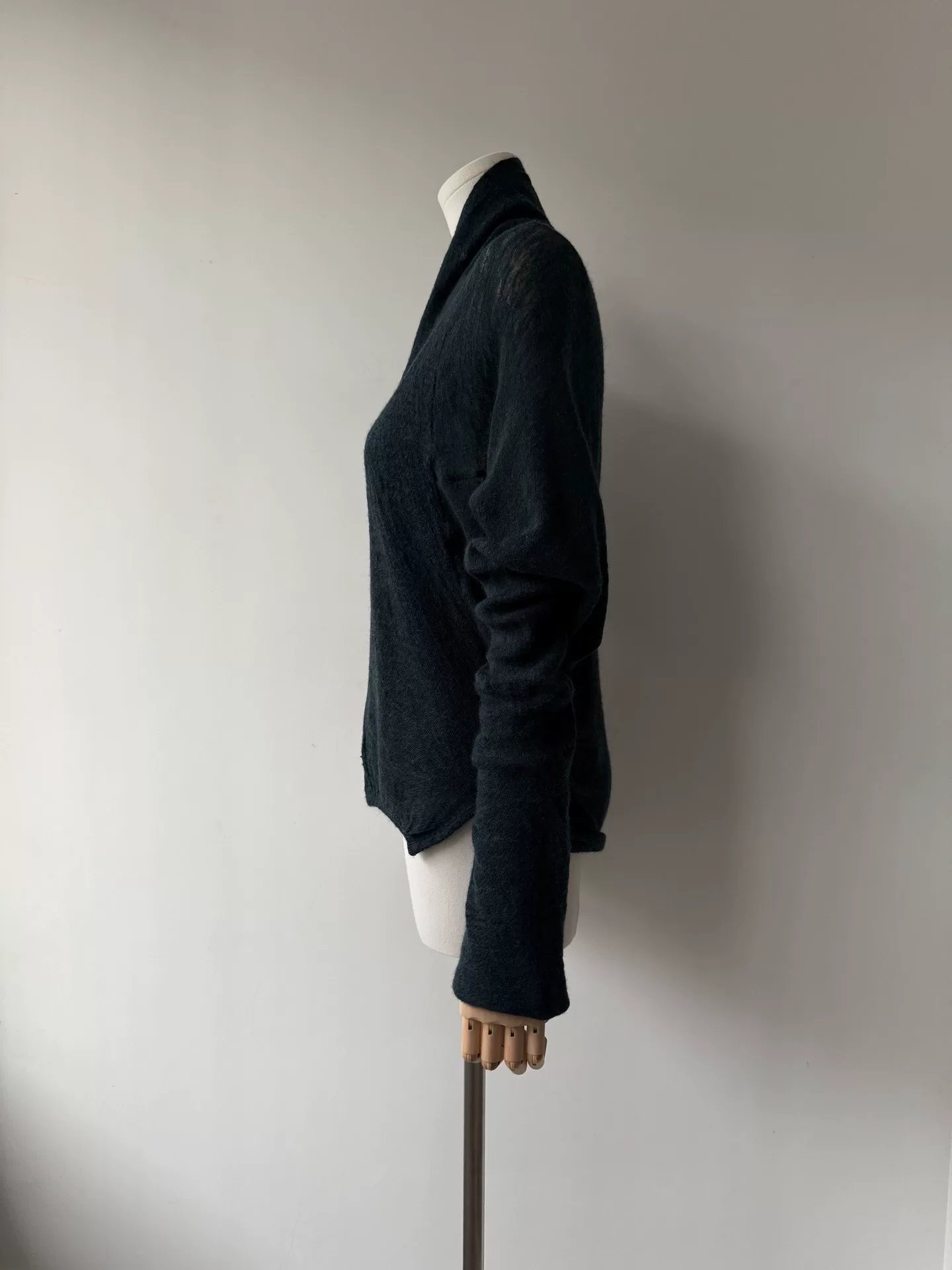 Yohji Yamamoto Noir 10SS Wool Cardigan — label