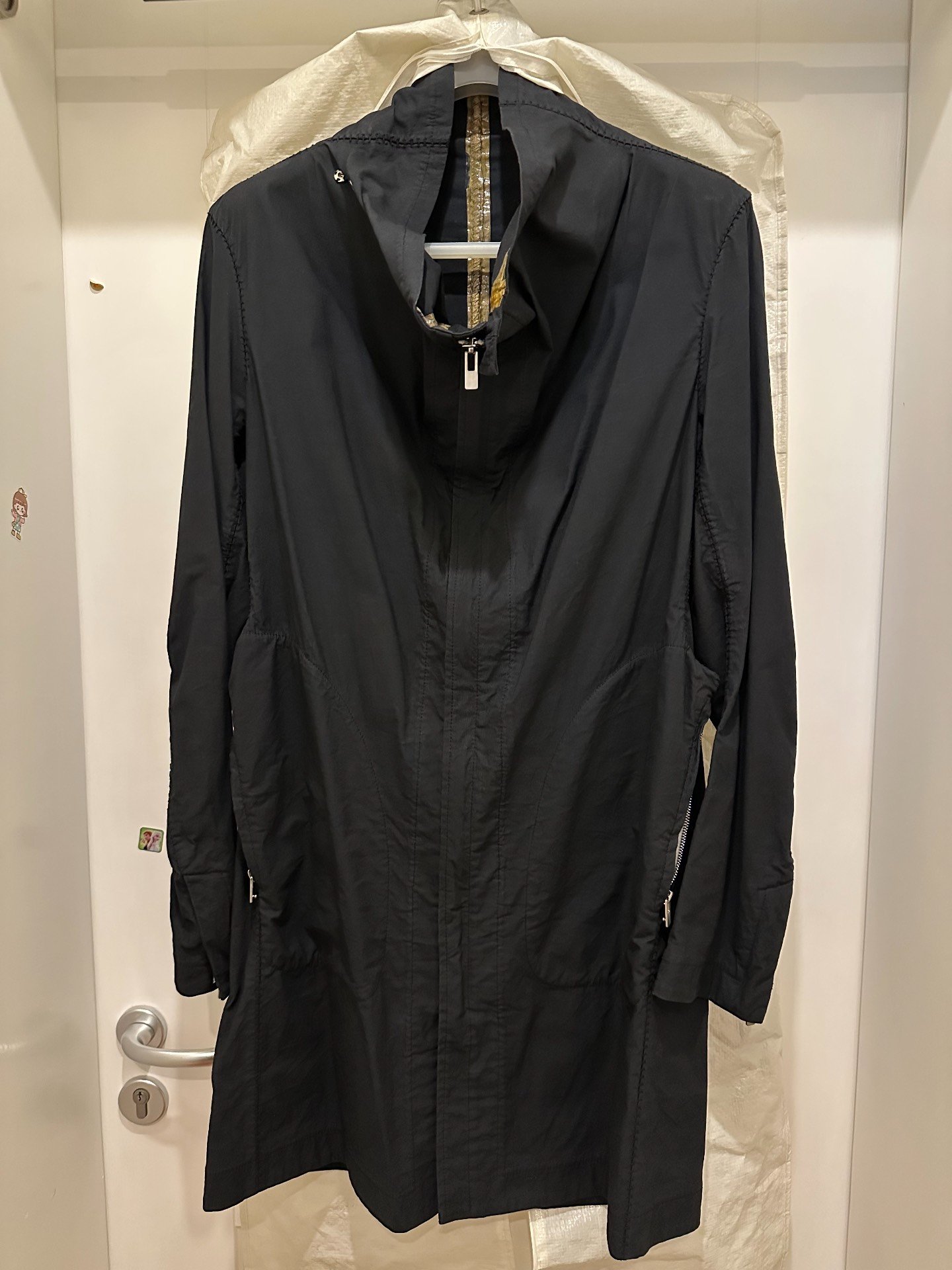 CCP OM2566 Black Mid-Length Parka