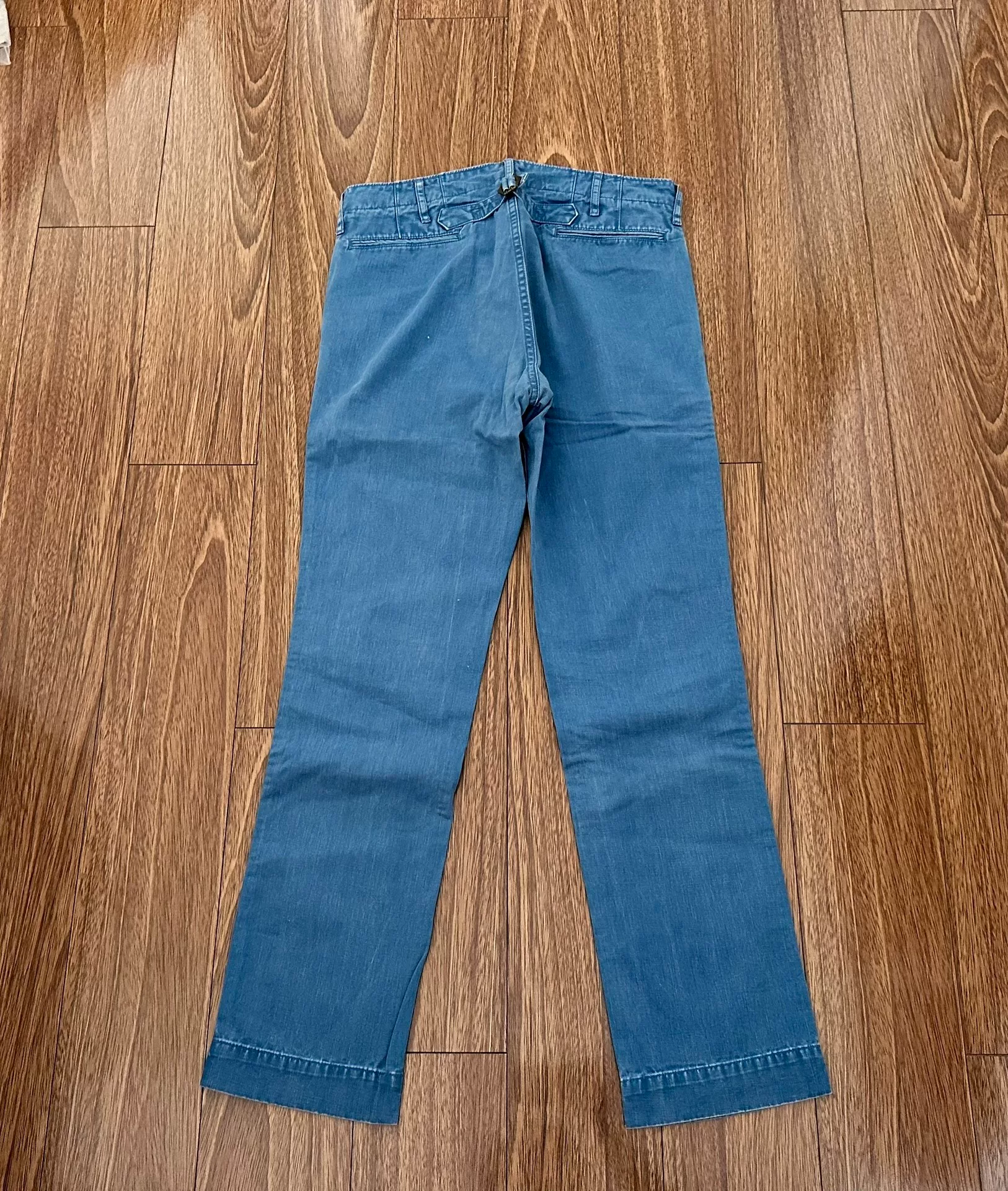 VISVIM Slim Chino DMGD Pants — front
