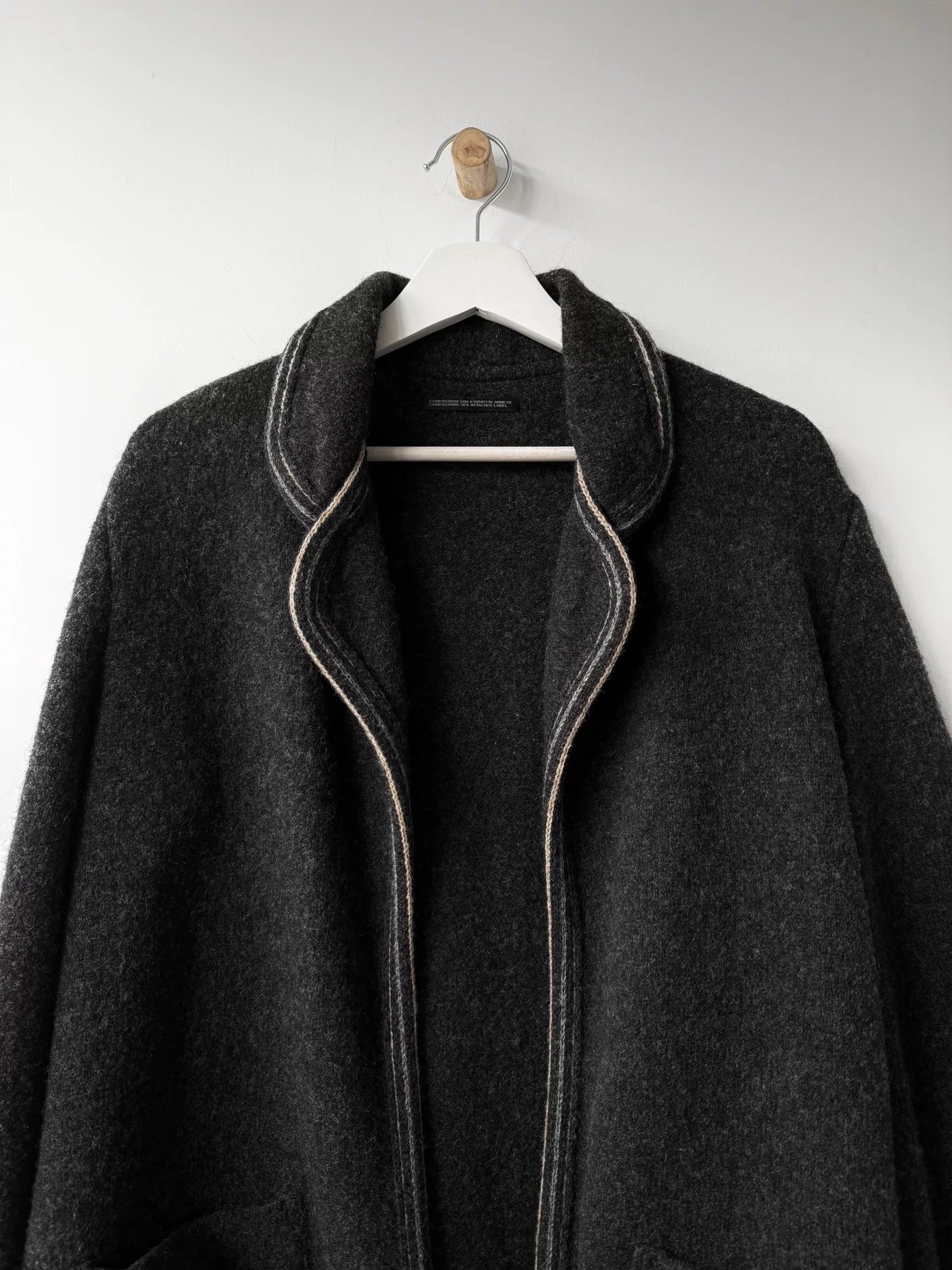 Yohji Yamamoto Y's 08AW Wool Jacket — detail