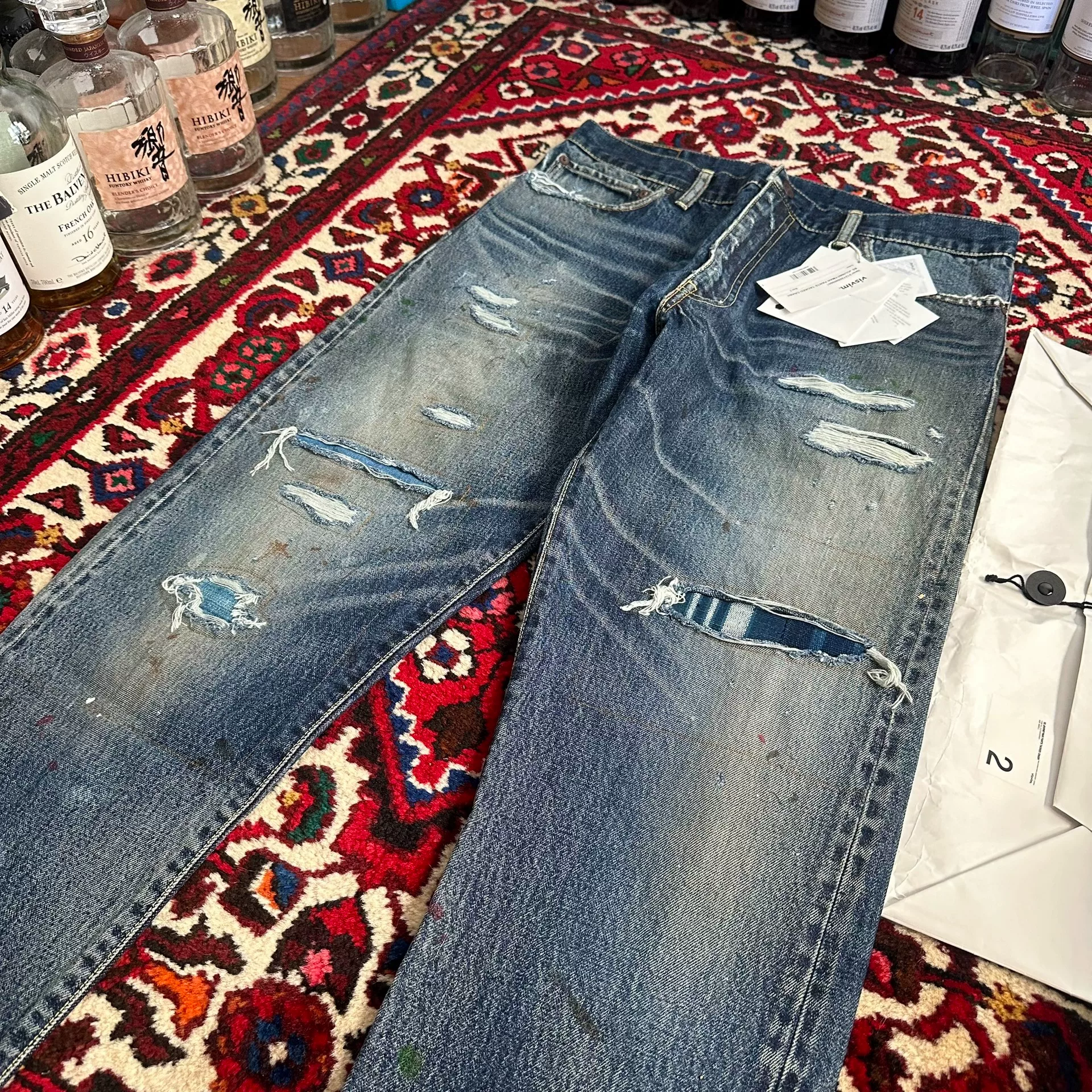 visvim 21aw Journeyman Distressed Jeans — back