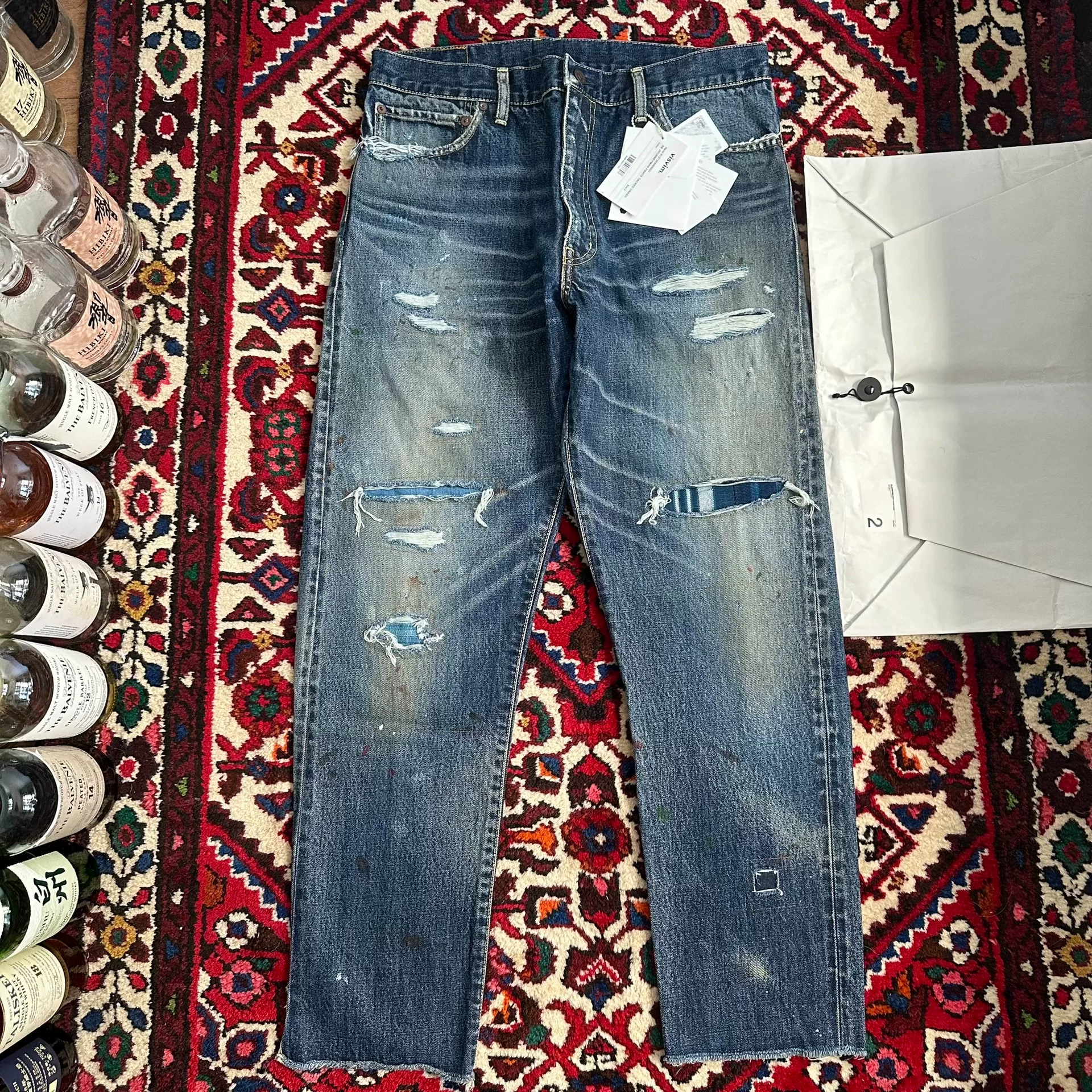 visvim 21aw Journeyman Distressed Jeans