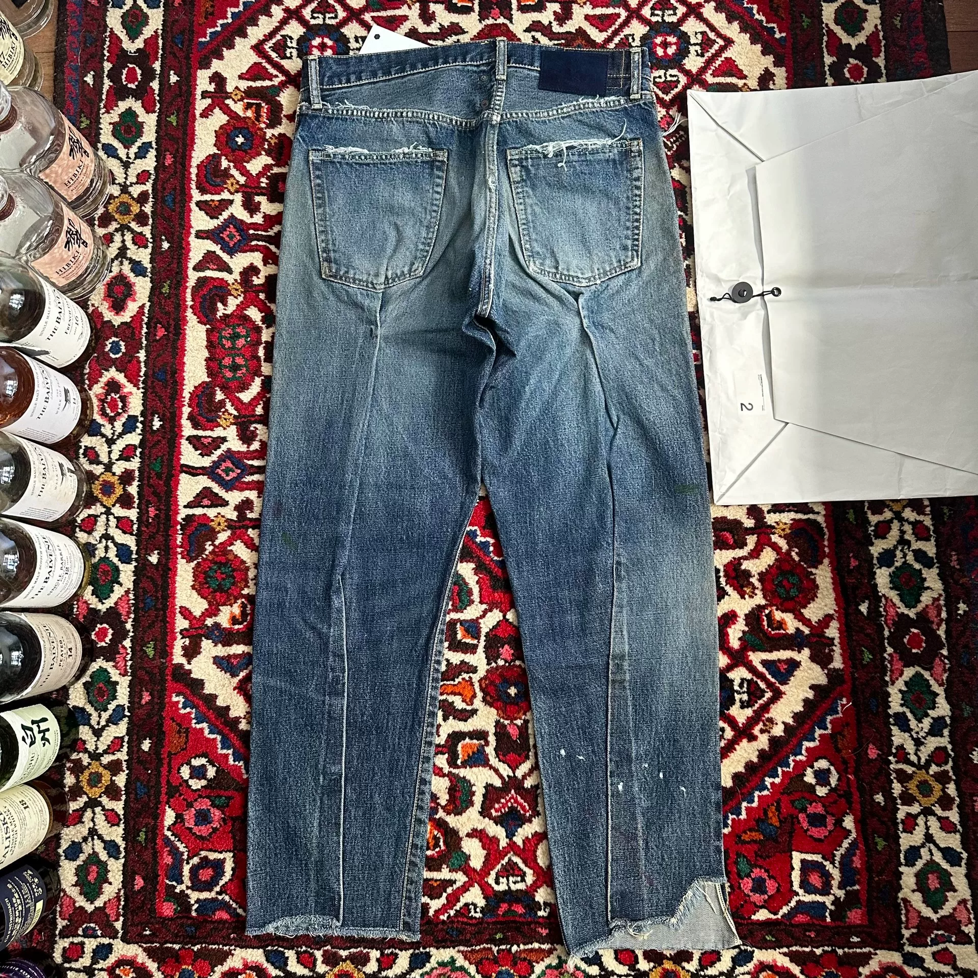 visvim 21aw Journeyman Distressed Jeans — front