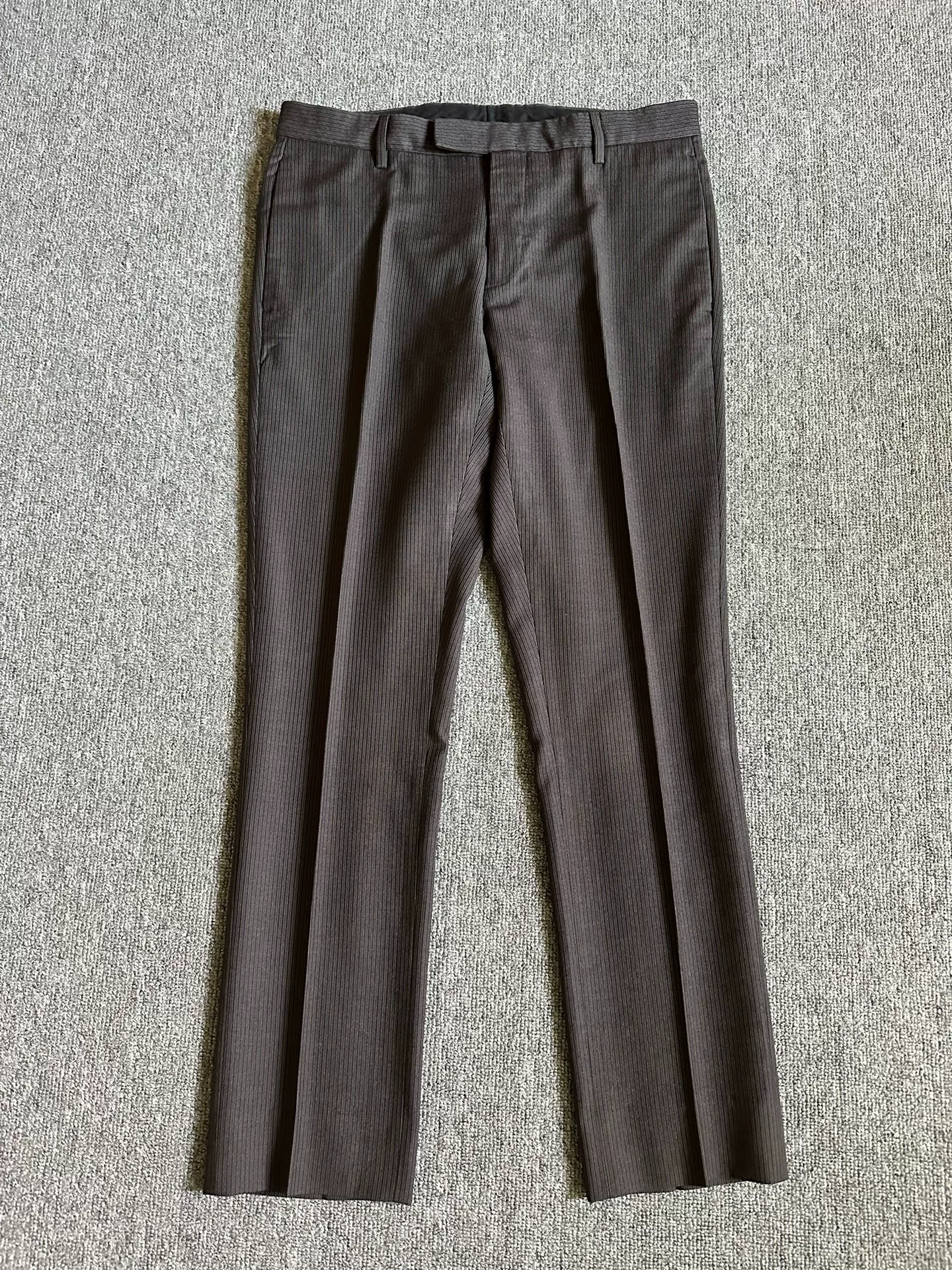 Dior Brown Wool Suit Set — back