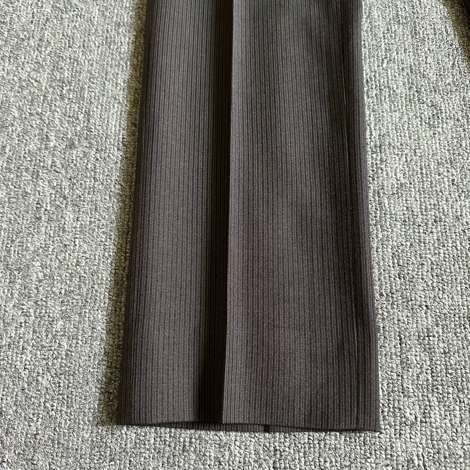 Dior Brown Wool Suit Set — label