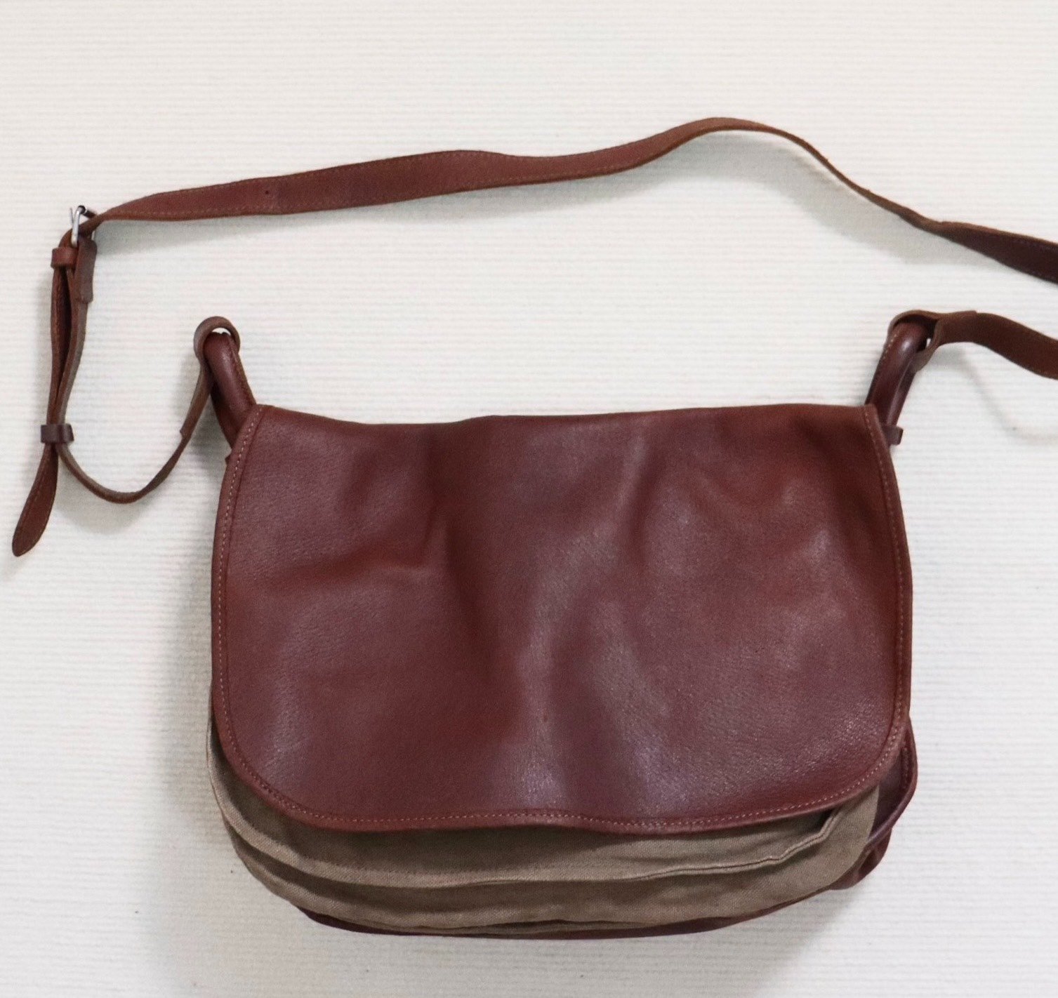 Maison Margiela 14 Camel Leather Crossbody — label