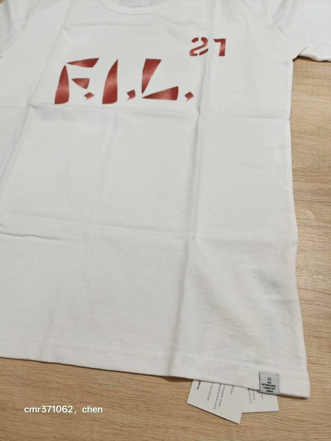 visvim 16AW Spot Stencil Crew S/S — detail