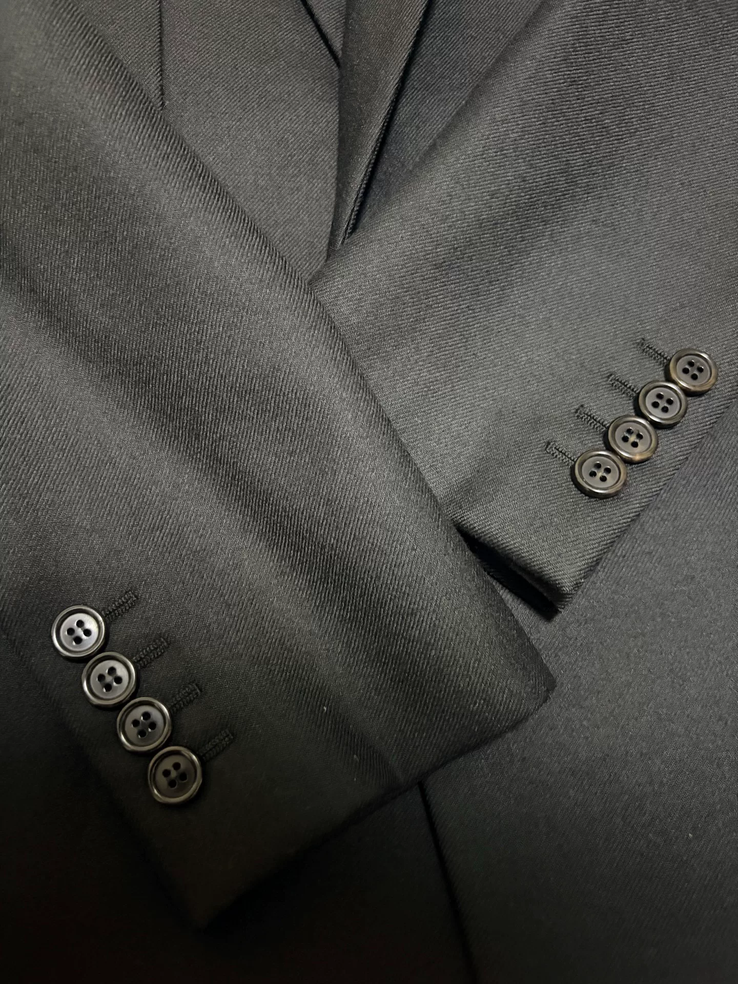 Saint Laurent Shawl Collar Wool Blazer — detail