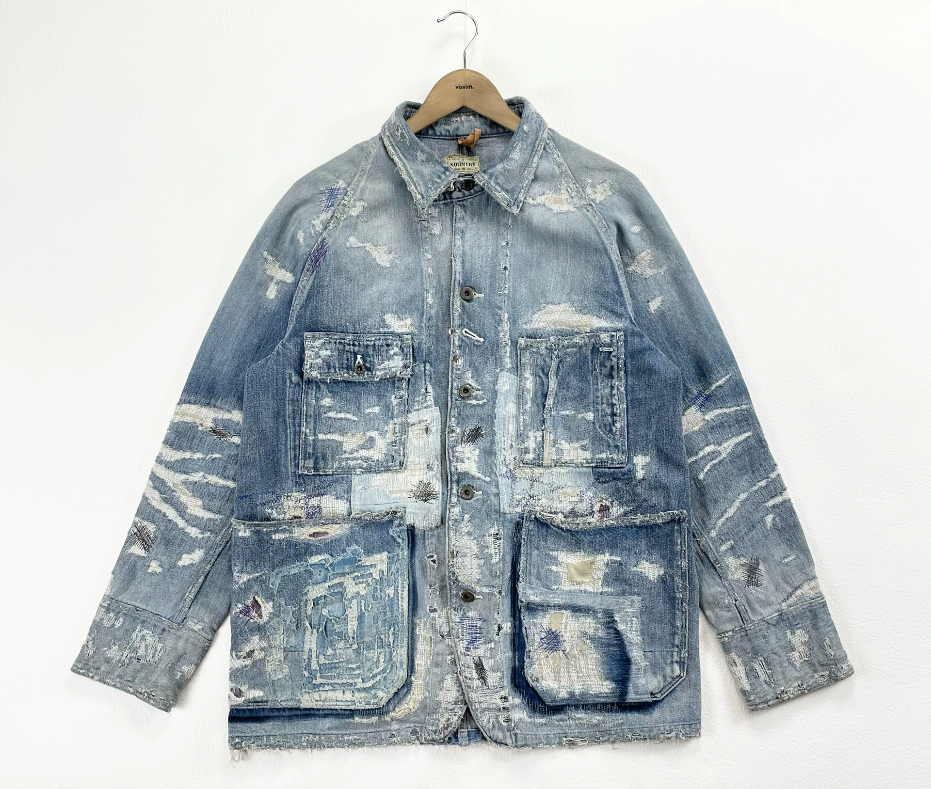 Kapital Boro Distressed Denim Coverall
