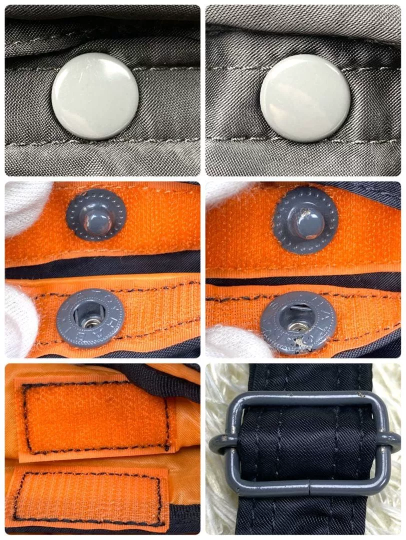 Porter Tanker Black Crossbody Bag — detail