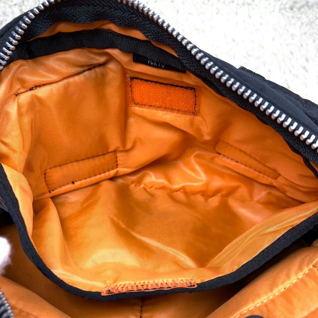 Porter Tanker Black Crossbody Bag — back