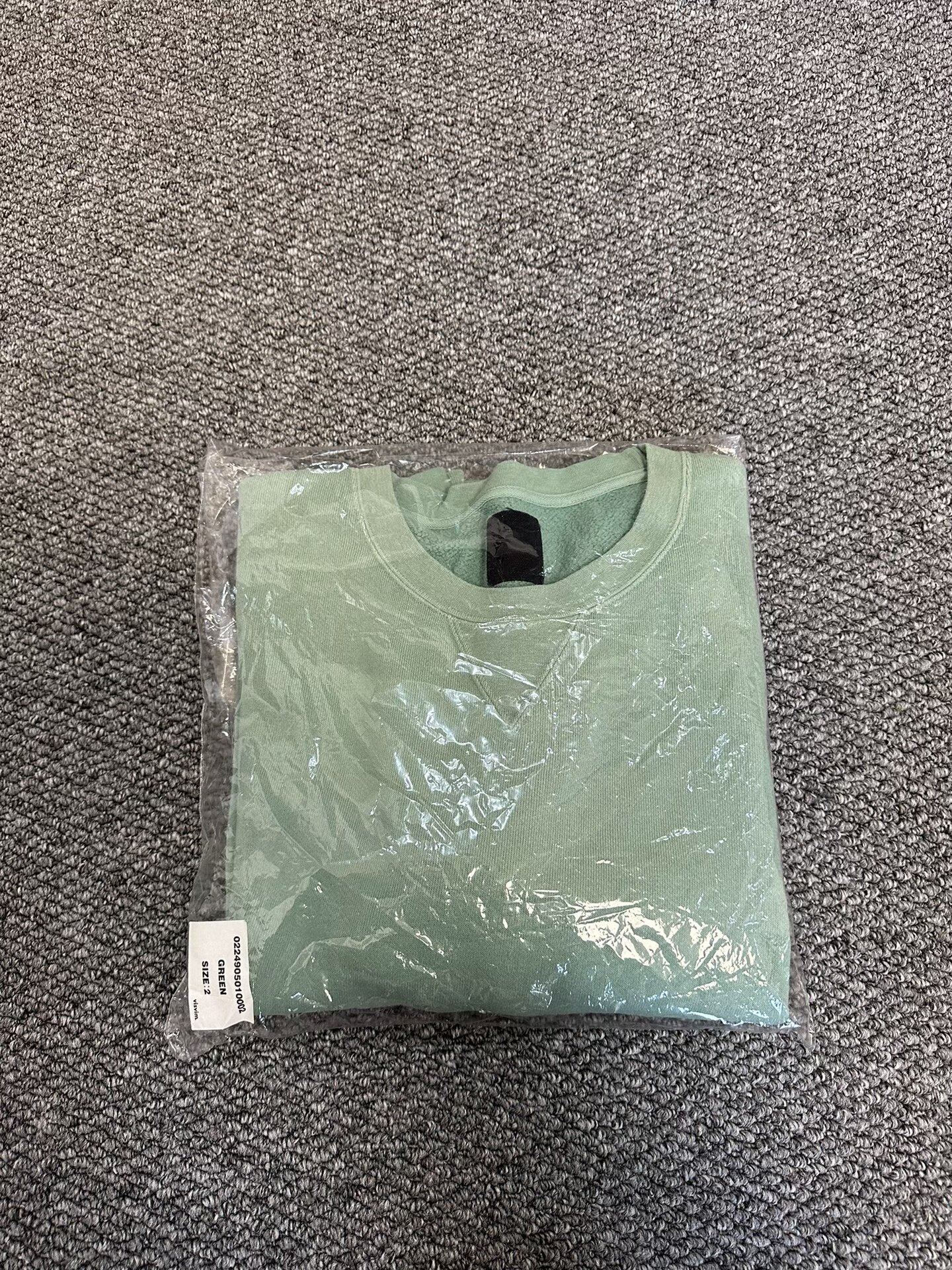 visvim ict line jumbo sweatshirt — label