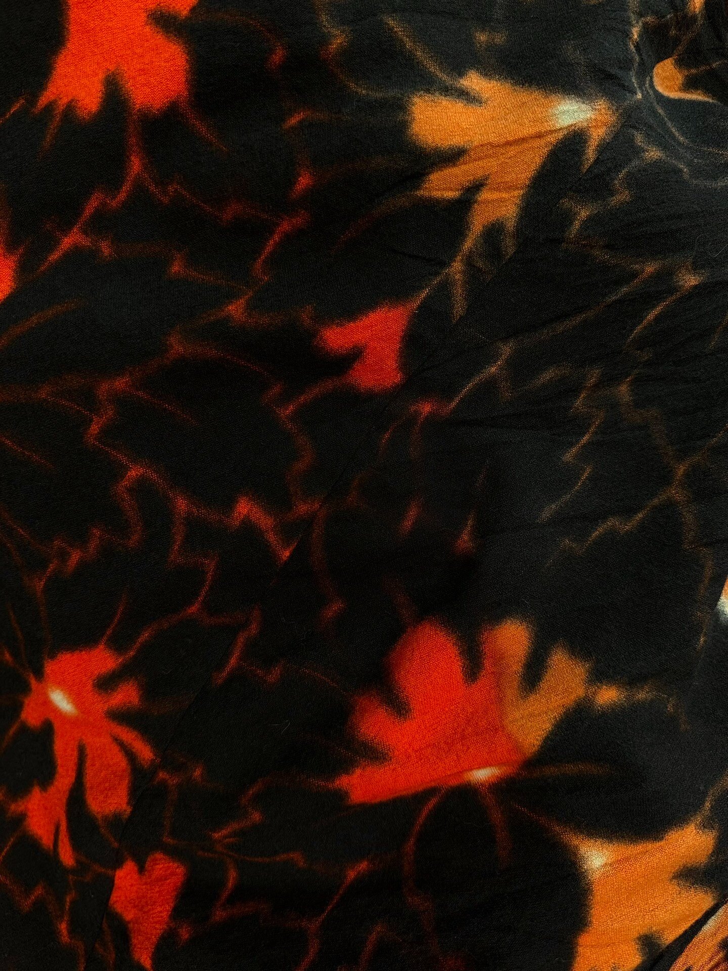 Comme des Garçons 93AW Floral Skirt — detail
