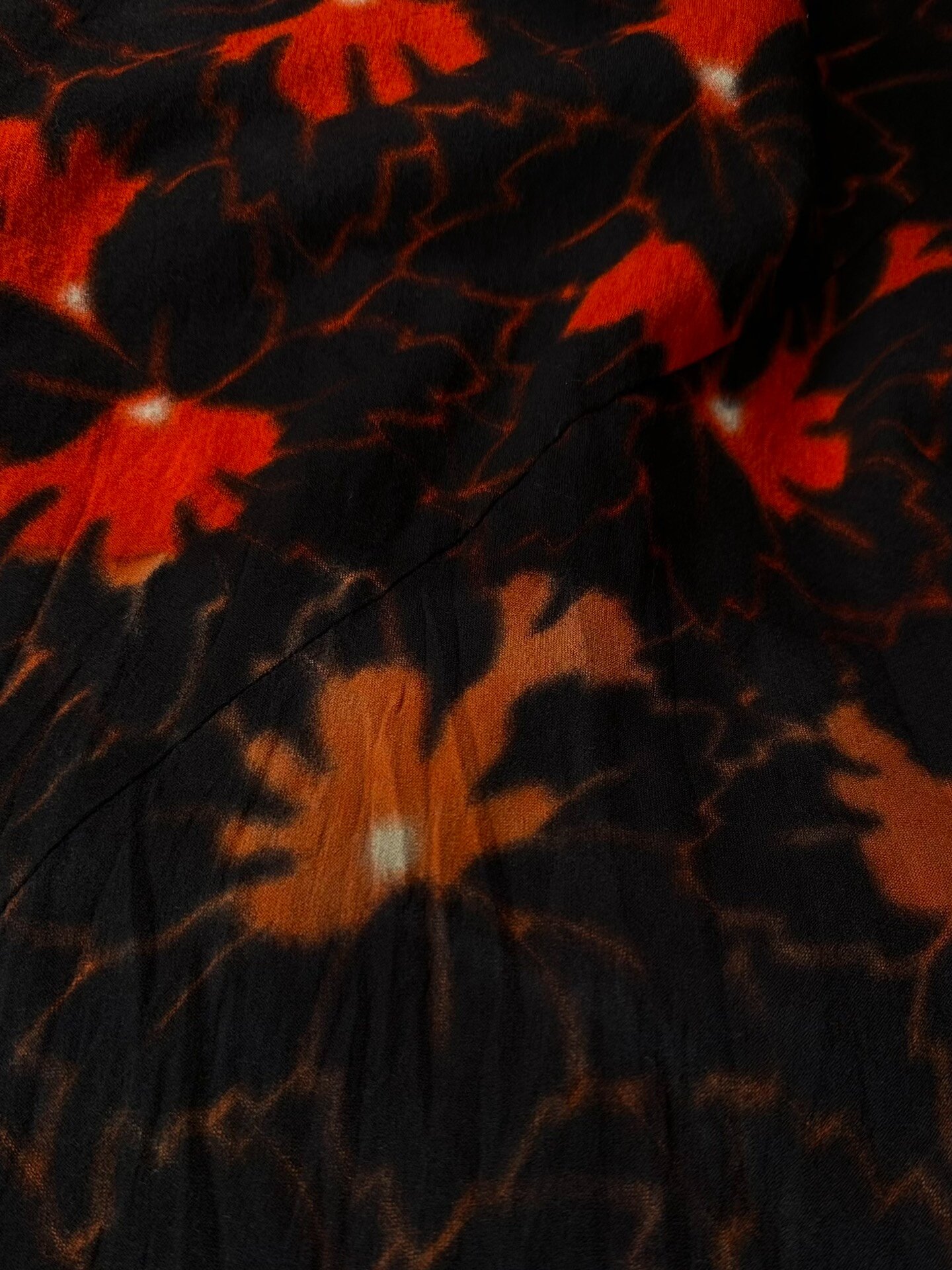 Comme des Garçons 93AW Floral Skirt — back