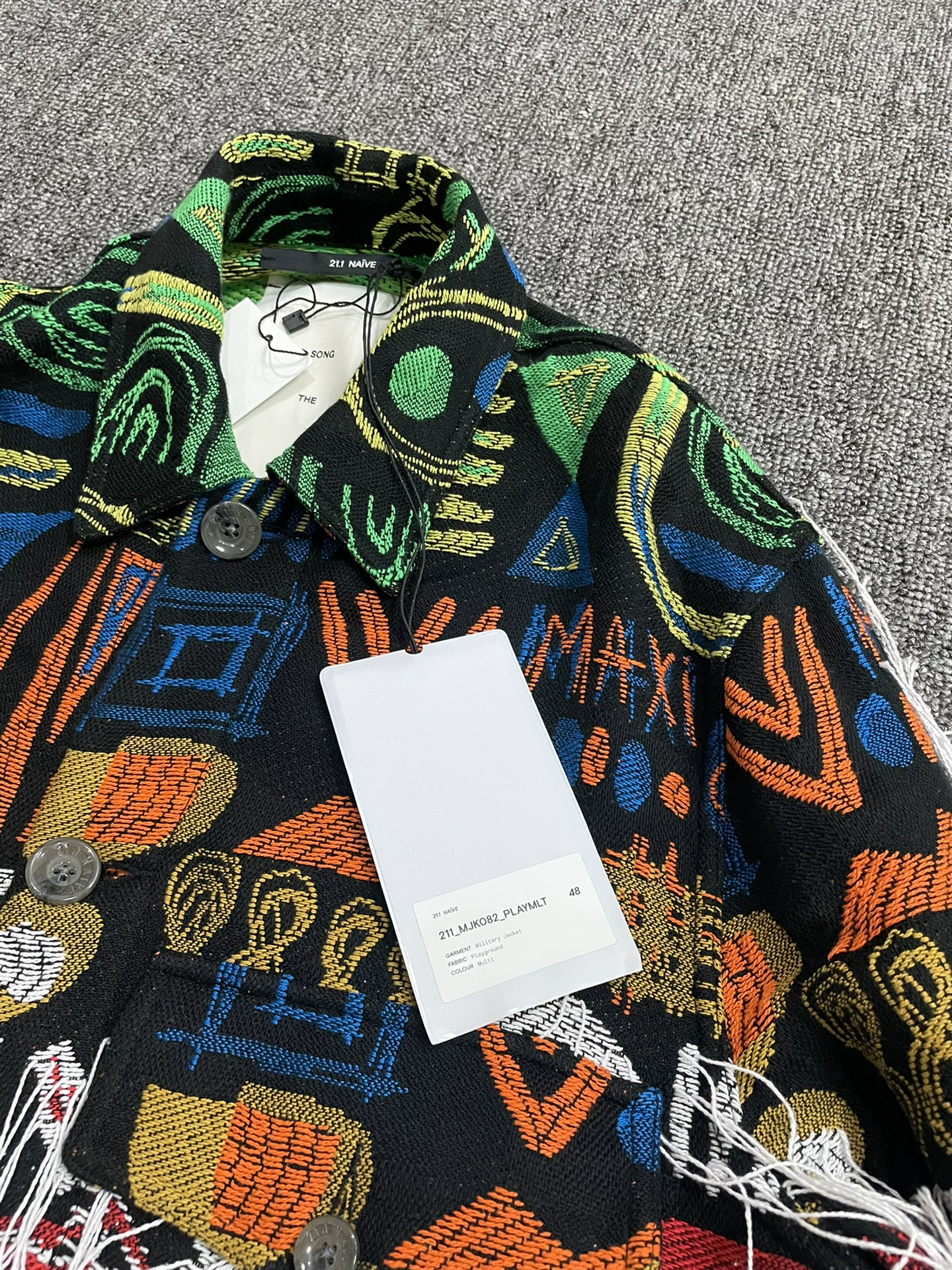 Song for the Mute Woven Jacket — detail