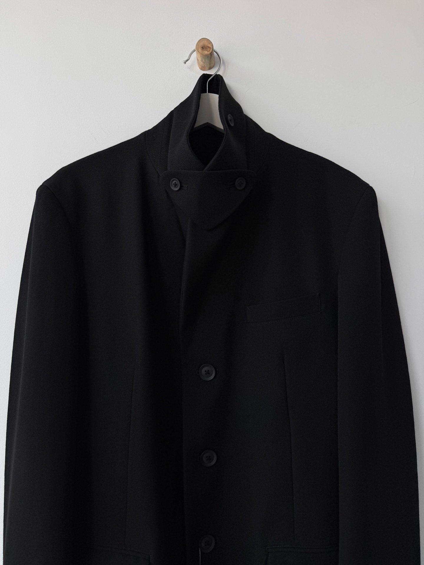 Yohji Yamamoto 25SS Doctor's Jacket — label