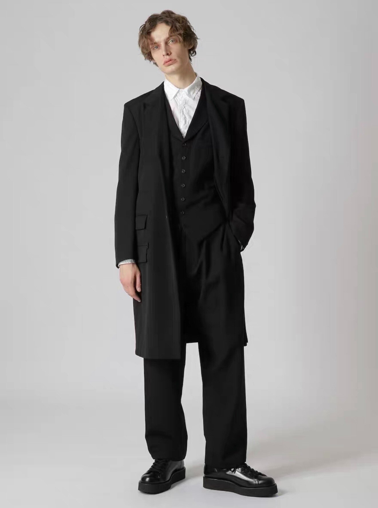 Yohji Yamamoto 25SS Doctor's Jacket — front