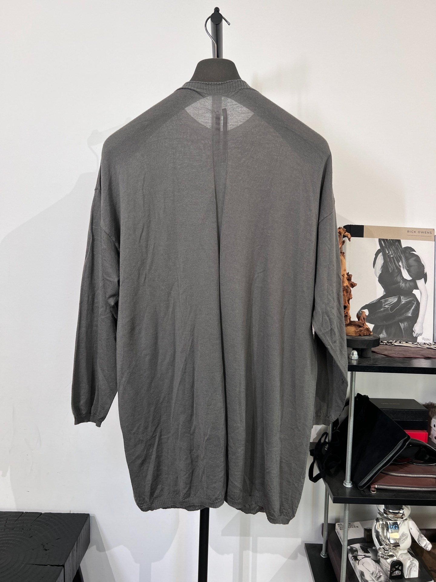 Rick Owens Main Line Oversized Wool Sweater — front