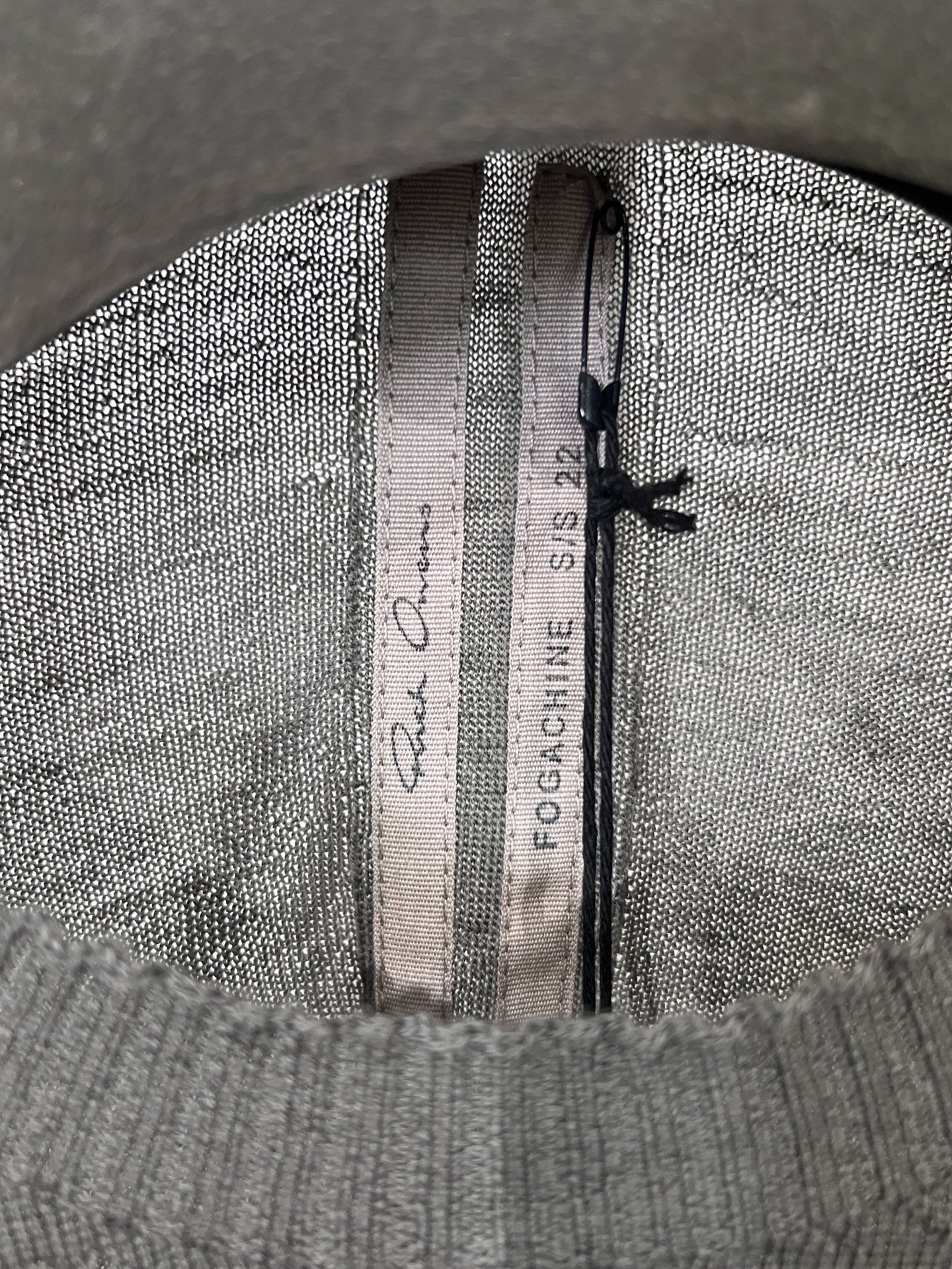 Rick Owens Main Line Oversized Wool Sweater — back