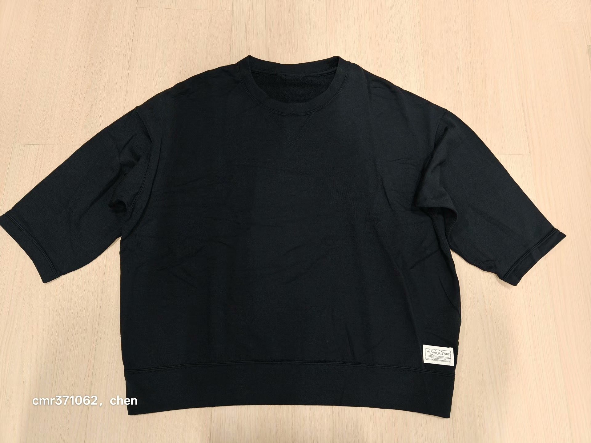visvim vs amplus 3/4 sweat superfine — front