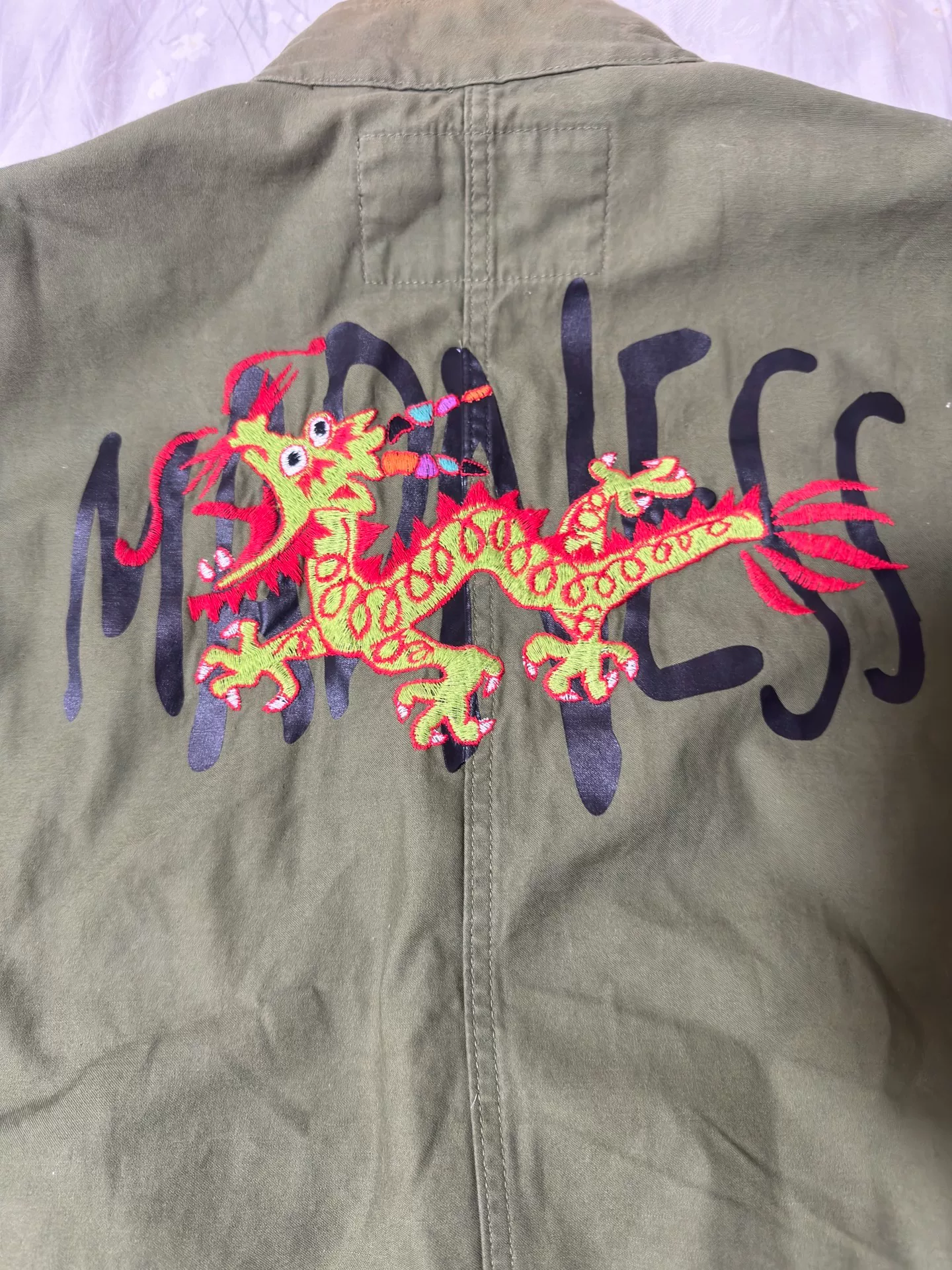 Madness x Descendant 17SS Jacket — label