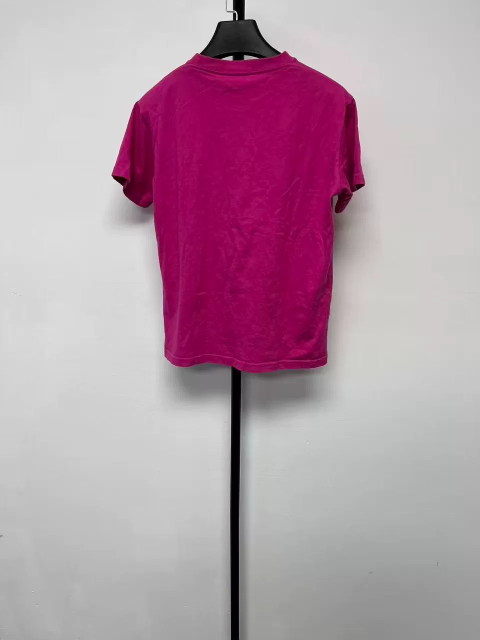 Balenciaga Small Logo Pink Short-Sleeve T-Shirt — front